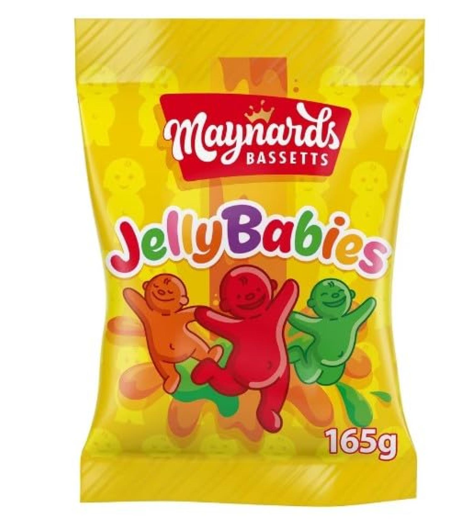 3 x Maynards Bassetts Jelly Babies 165g Delicious Tasty And Twisty Treat Gift Hamper For Birthday Christmas Easter Sold By Kidzbuzz - Buy Online on GoSupps.com