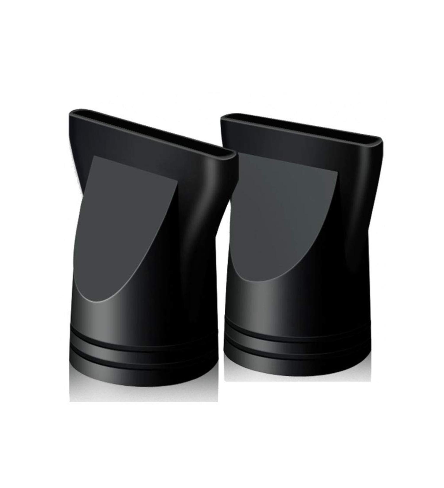 2PCS Non-Universal Black Plastic Salon Hair Dryer Nozzle Replacement Narrow Concentrator Special Hairdressing Styling Tool Fit for Outer Diameter - Buy Online on GoSupps.com