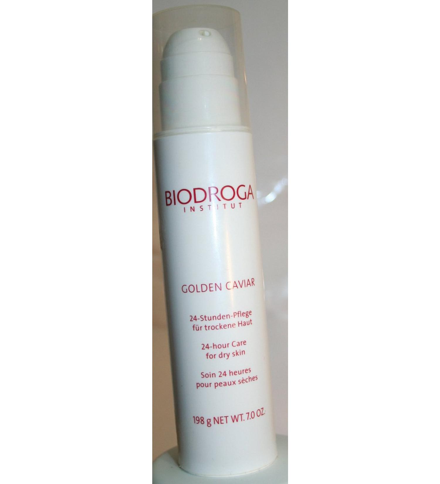 Biodroga Golden Caviar 24 Hour Care Dry Skin 200 Ml Pro Size - Helps Activate Skin Cell Metabolism Microcirculation in the Skin
