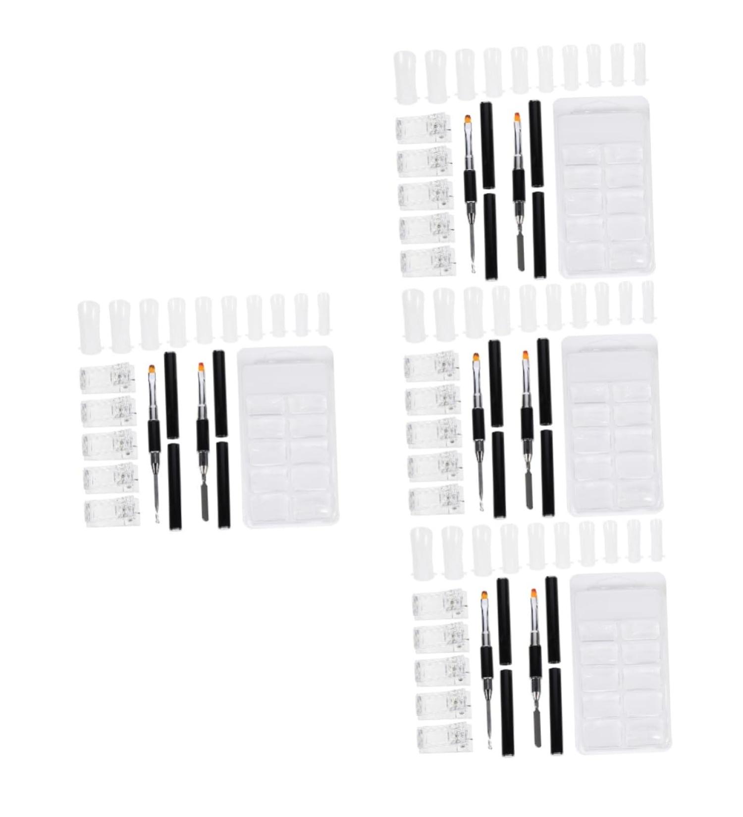 Beavorty 4 Sets Nail Extension Set Nail Decoration Tool Finger Extension Manicure Tool Nail Tools Hanging Toiletry Bag Green Nail Patch Fixing Clips Nail Kit Double Head Plastic Nail Pen - Buy Online on GoSupps.com