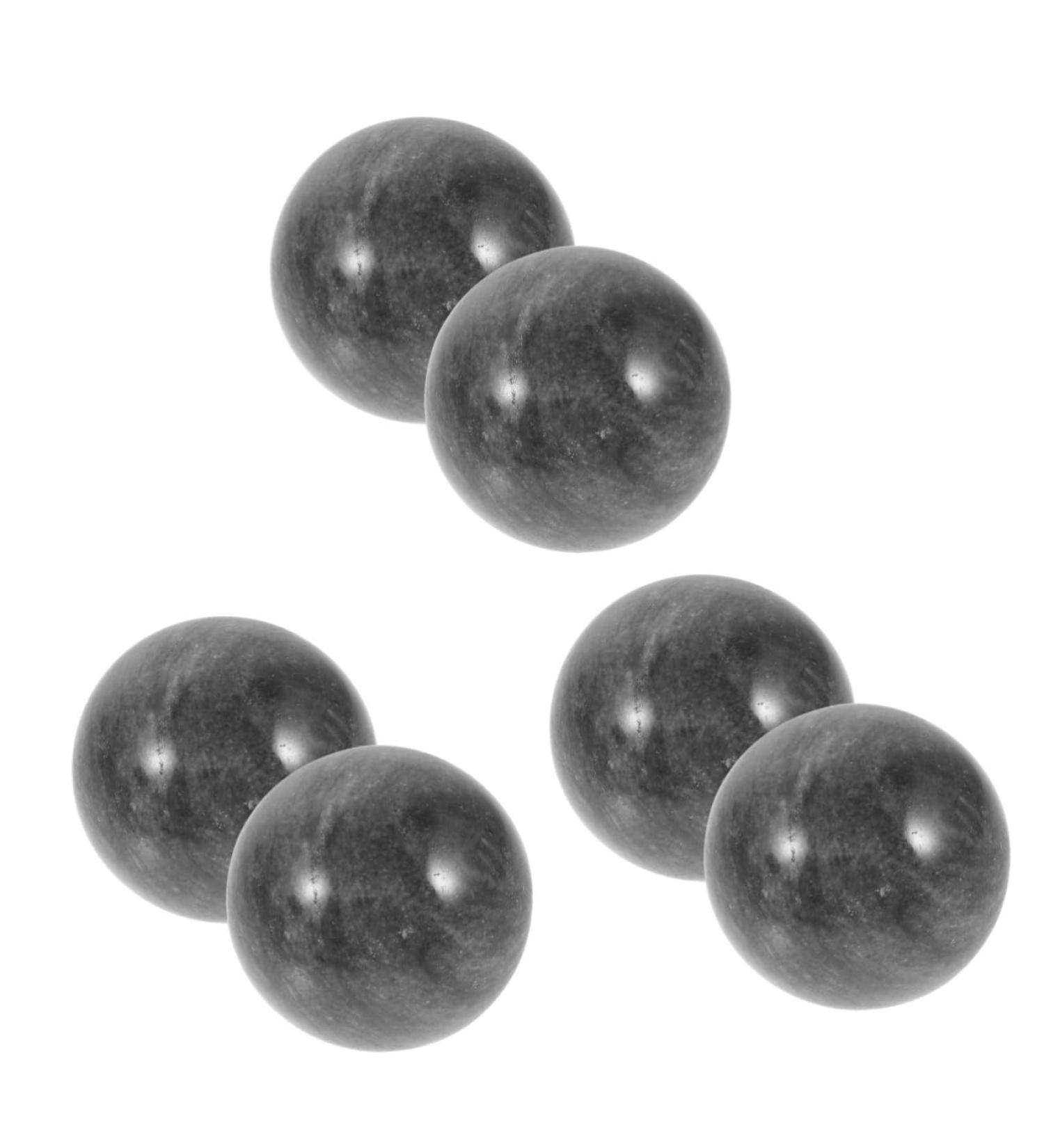 ABOOFAN Massage Tools - 3 Set Exercise Ball Jade Fitness & White Marble Health Ball Massager for Ultimate Relaxation - Buy Online on GoSupps.com