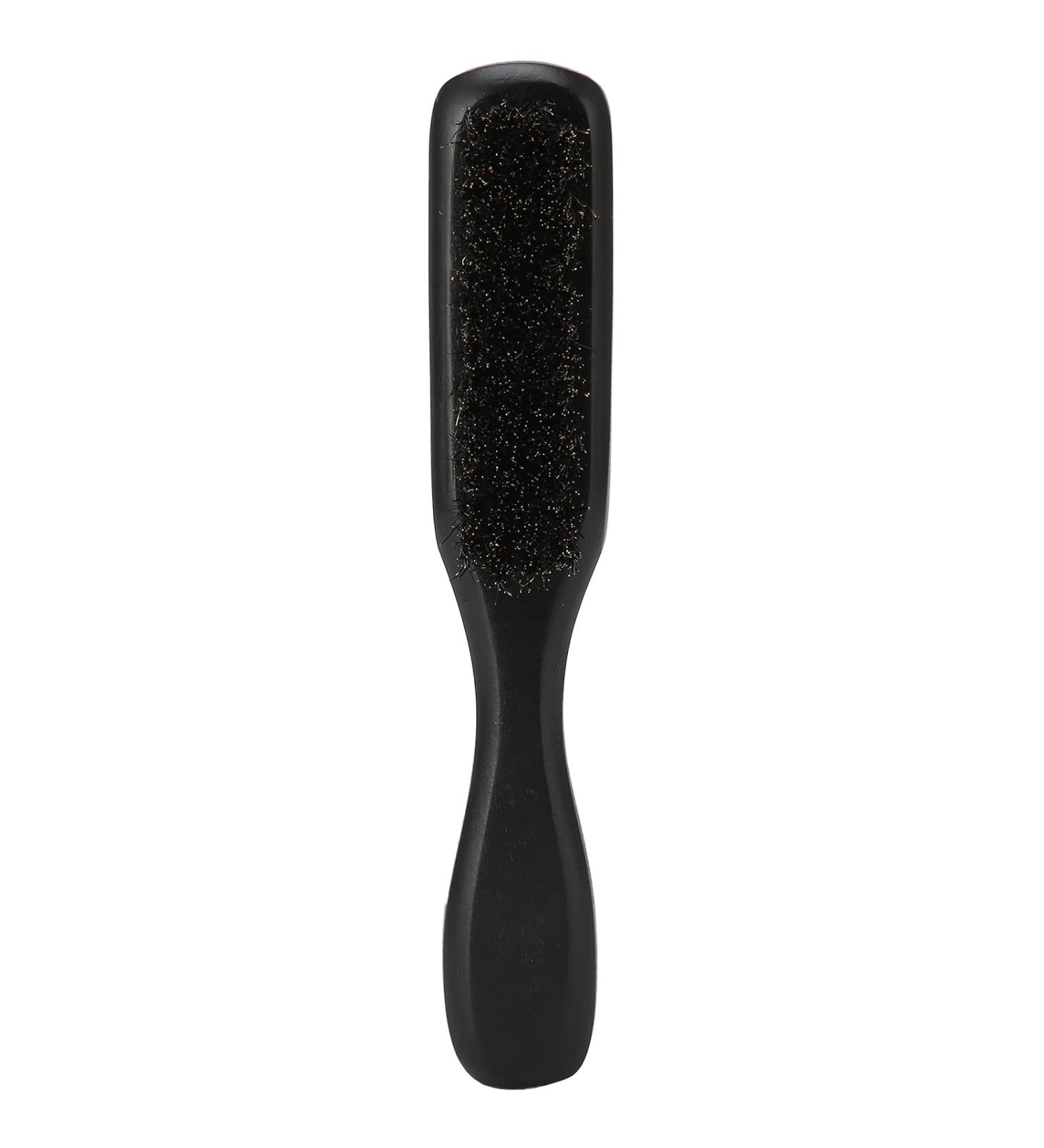 Beard Care Brush | Wooden Handle Beard Brush for Men | Black Bristles Hair Comb - Buy Online on GoSupps.com