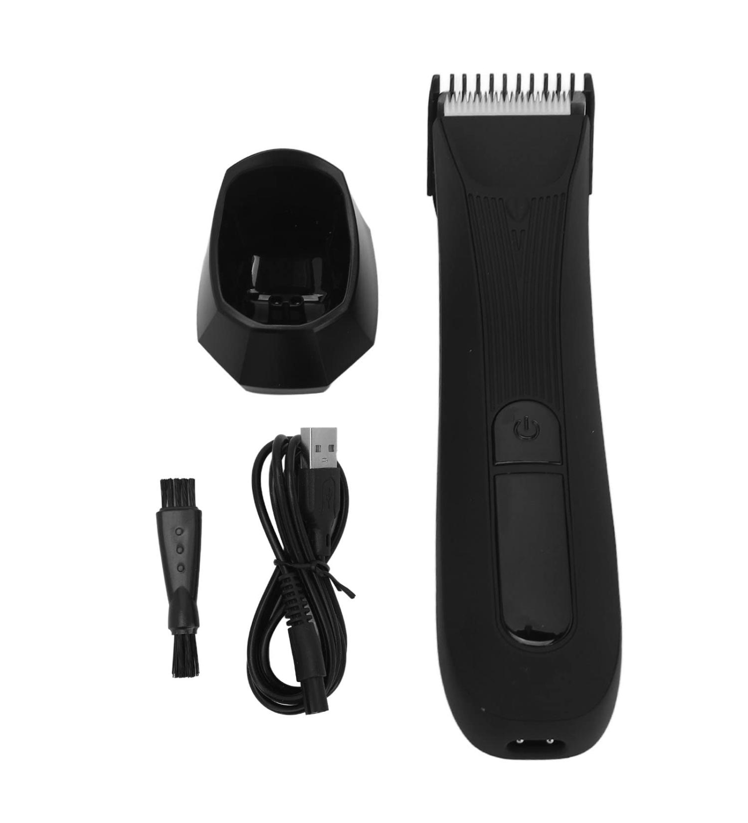 Rechargeable Electric Body Hair Clipper Ergonomic Handle Long Lasting Design Stainless Steel Ceramic Blades Suitable for Groin Armpit Chest and Private Areas  - Buy Online on GoSupps.com