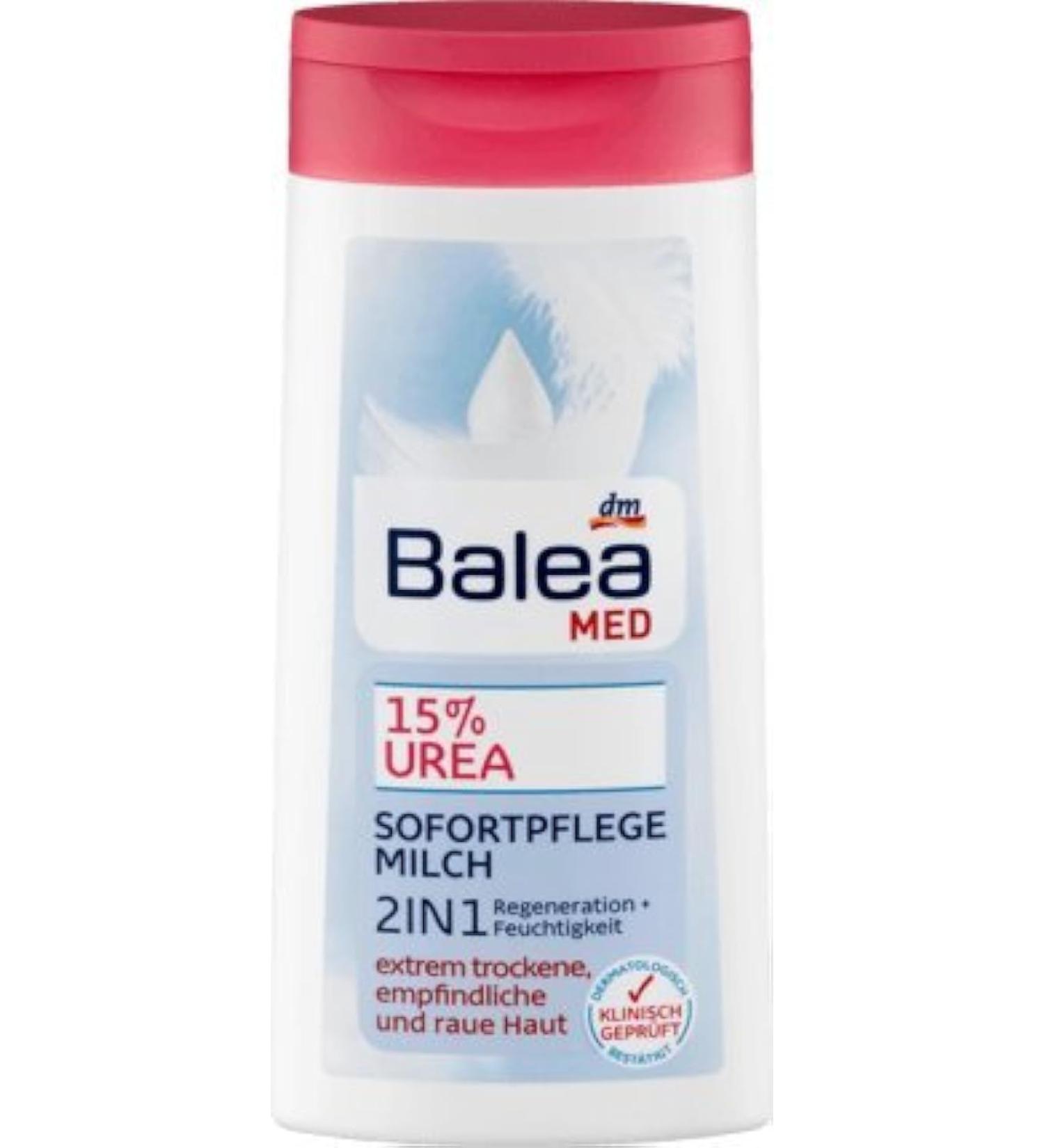 Med body milk 15% urea immediate care 250 ml - German product
