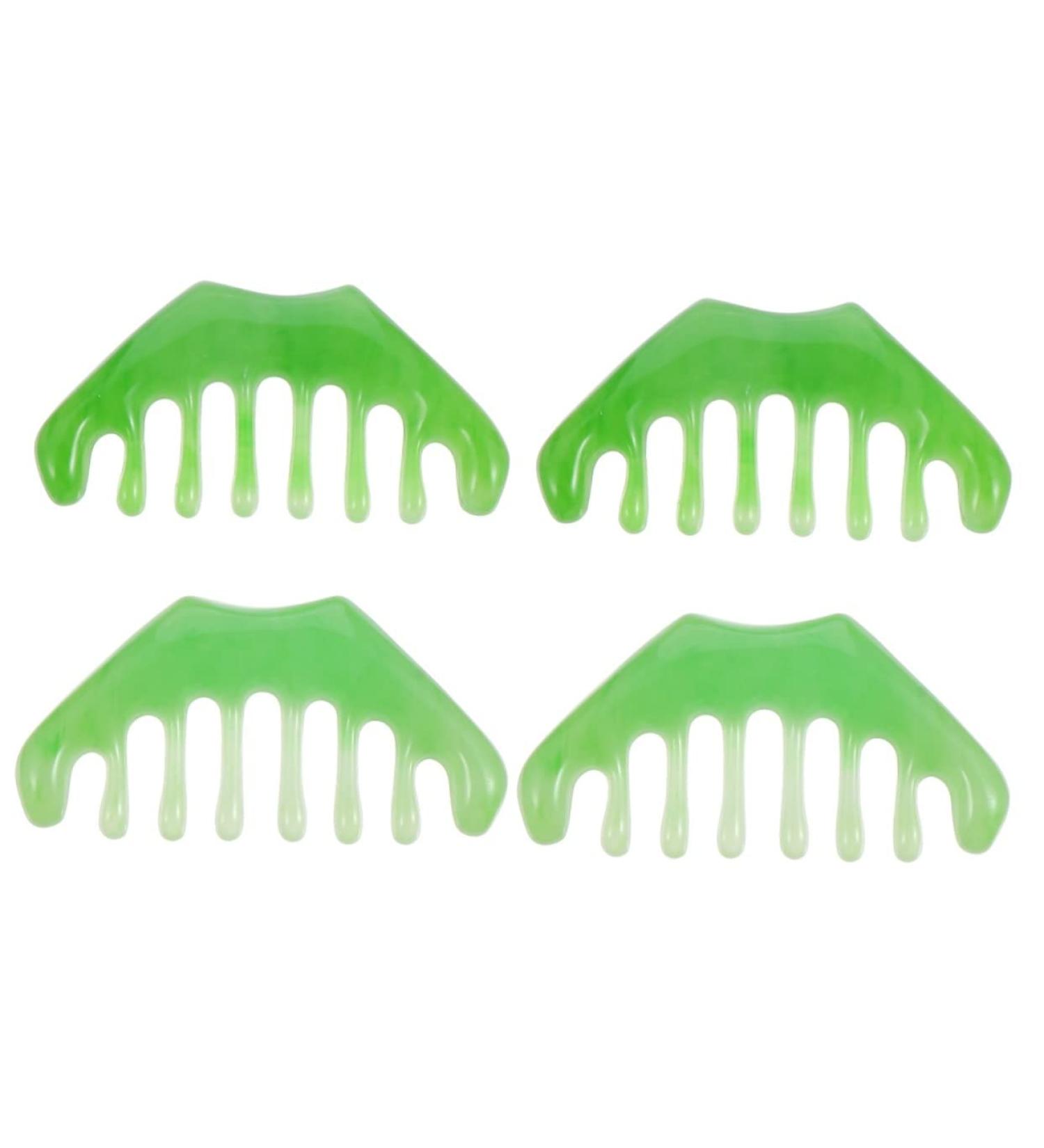 Fomiyes 4-Piece Massage Comb Set | Stimulate Circulation with Eight Teeth Design Ideal for All Hair Types - Buy Online on GoSupps.com