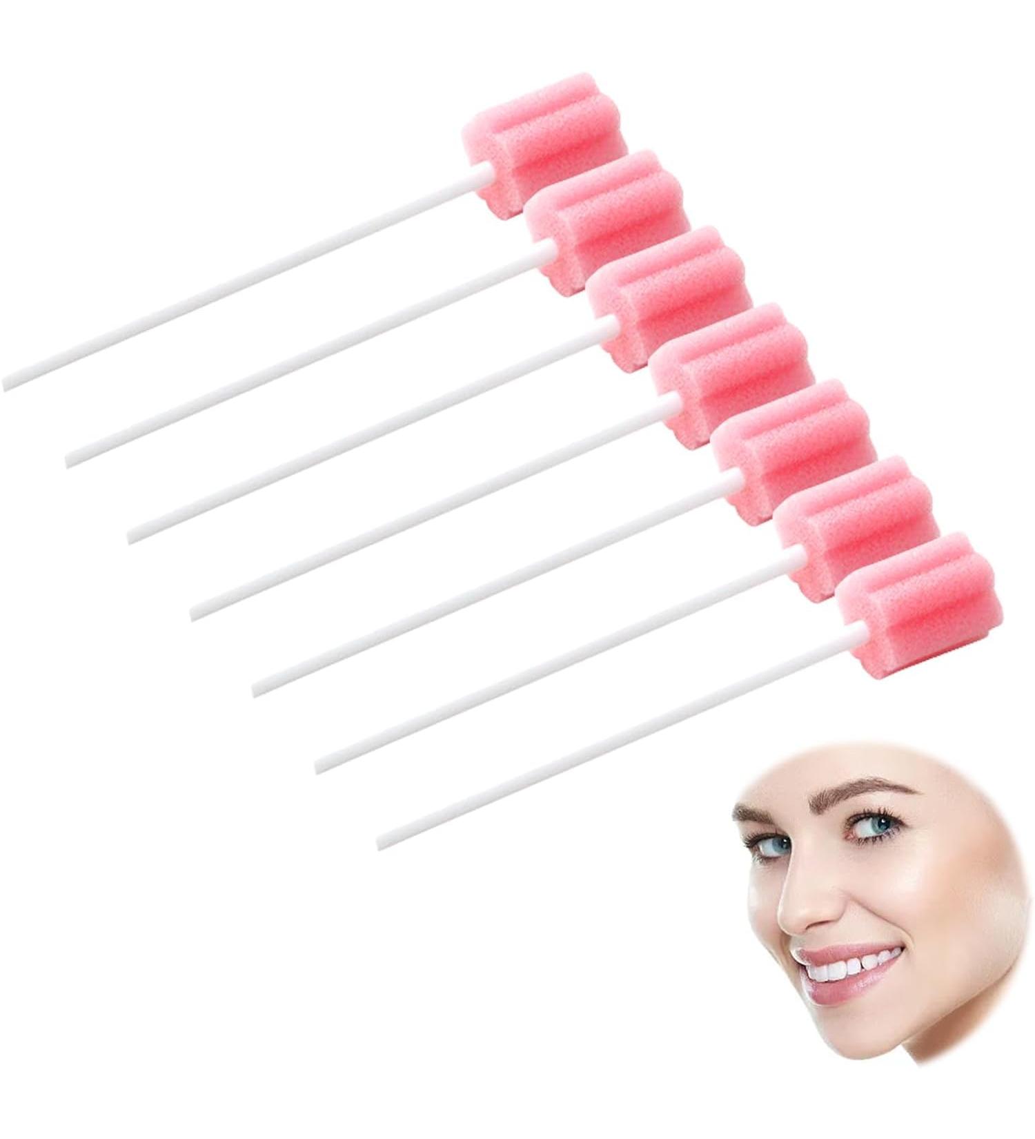 Sportway 100 Disposable Oral Sponges - Sterile Mouthparts for Dental Care Portable & Easy to Use - Buy Online on GoSupps.com