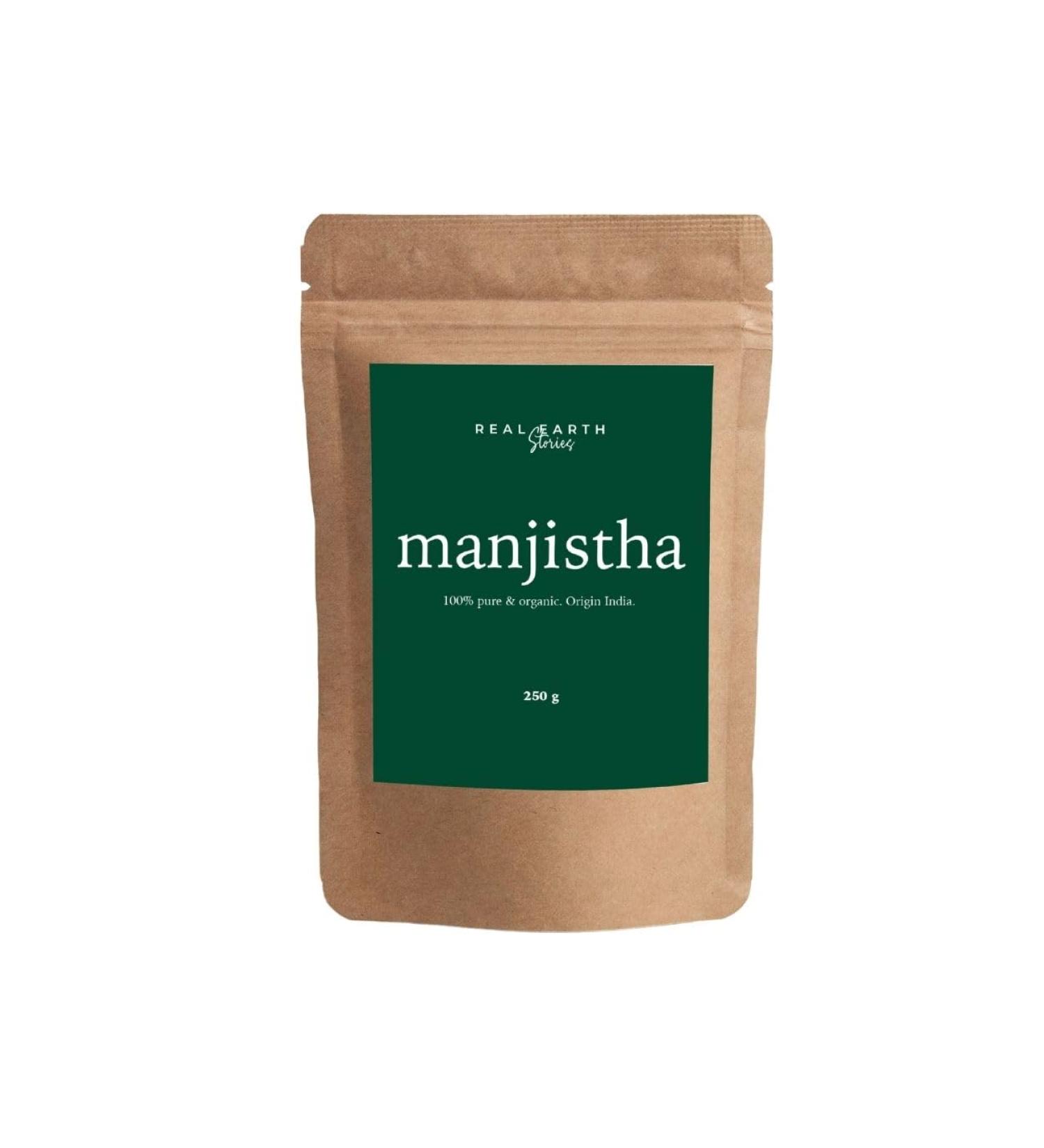 Buy Real Earth Stories Manjistha Organic 250g - 100% Pure & Natural from India | International Shipping Available - Buy Online on GoSupps.com