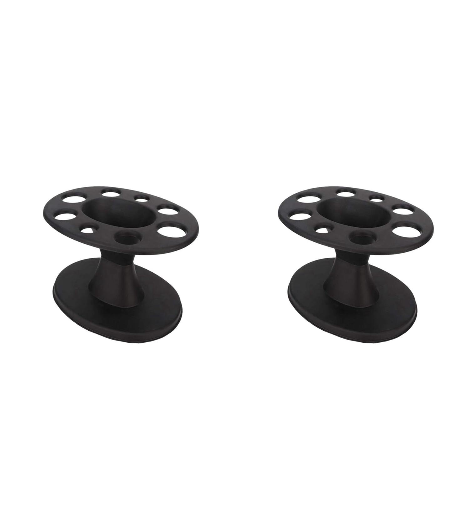 Oladfiop 2X Hair Brush Holder Round Hair Brush Comb Holder Display Rack Hair Styling Brush Stand Hairdressing Tool Shelf - Buy Online on GoSupps.com