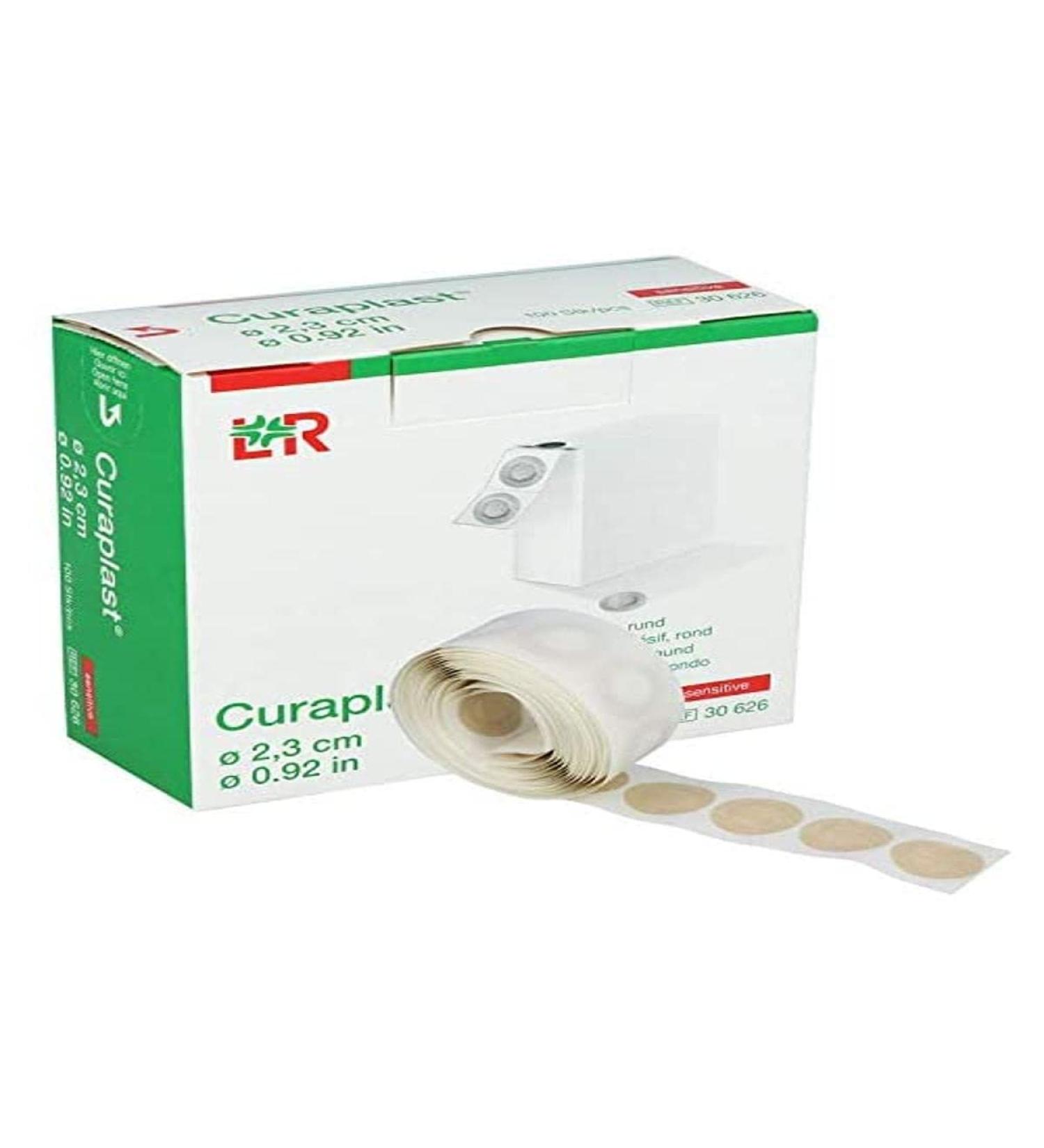 Curaplast sensitive wound plaster 2.3 cm round 100 pieces