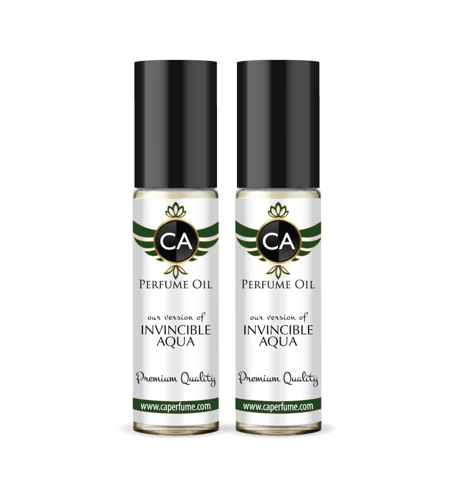 CA Perfume Impression of Paco R. Invincible Aqua For Men Replica Fragrance Body Oil Dupes Alcohol-Free Essential Aromatherapy Sample Travel Size Concentrated Long Lasting Attar Roll-On 0.3 Fl Oz-X2 - Buy Online on GoSupps.com