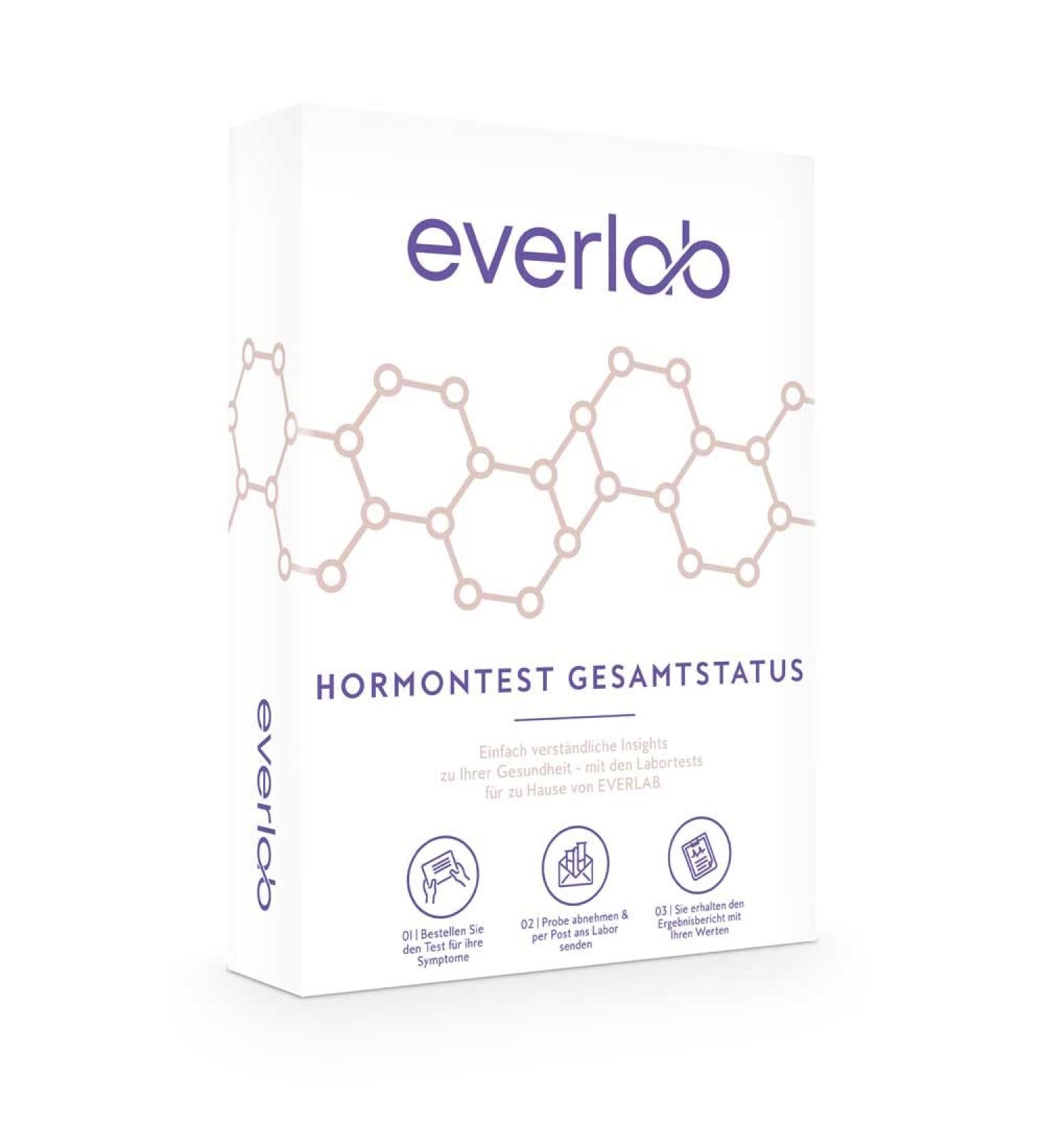 Everlab Hormone Test: Quick & Simple Self-Test for 6 Key Hormones - Estradiol Estriol Progesterone DHEA Testosterone & Cortisol | International Shipping Available - Buy Online on GoSupps.com