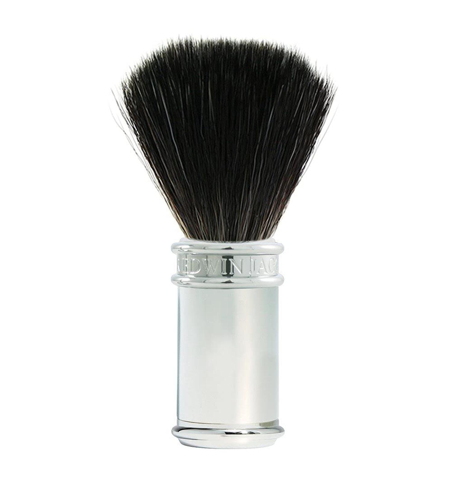 Shaving Brushes Synthetic Chrom Plated