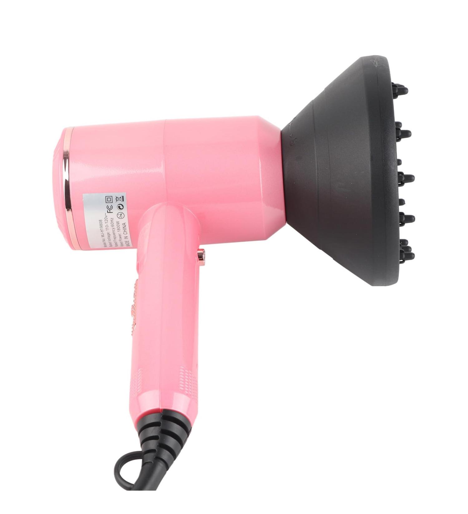 Electronic Hair Dryer Compact Hair Dryer Fast Drying Low Noise Blow Dryer High Powered Overheat Negative Ion Hair Dryer for Home (US Plug 110V) - Buy Online on GoSupps.com