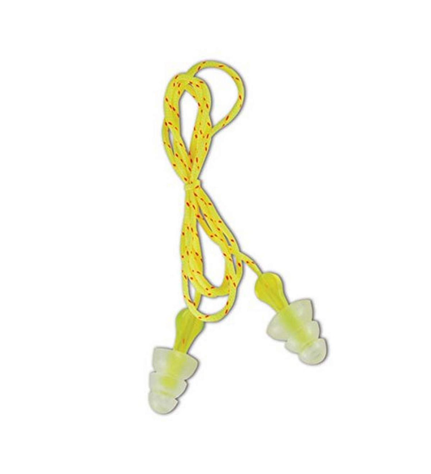 Buy Peltor 3M P3001 Next Tri-Flange Corded Earplugs - 100 Pack One Size Fits All White - International Shipping Available - Buy Online on GoSupps.com
