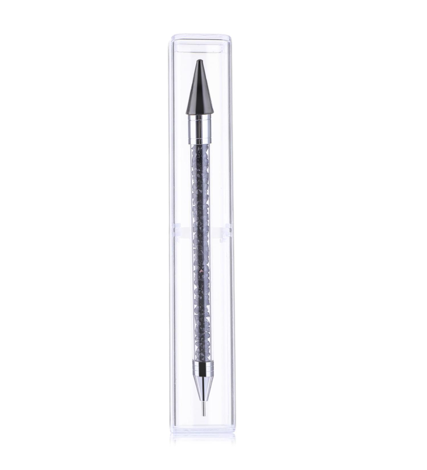 Strass Picker Tool & Dotting Tool - Double-Sided Rhinestone Applicator with Wax Head for Manicure - International Shipping - Buy Online on GoSupps.com
