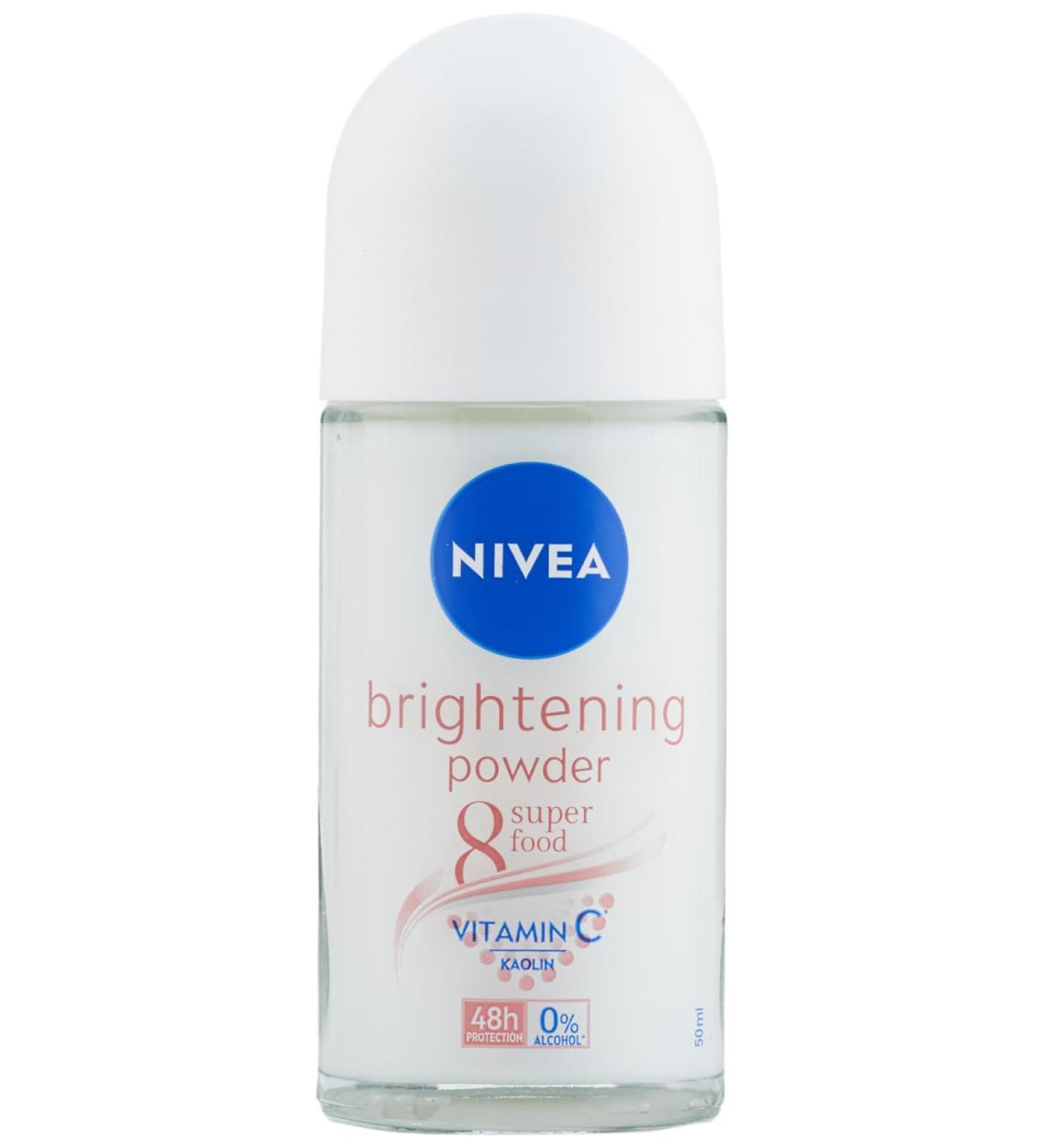 Nivea for Men Deodorant Roll On 1.69 oz (Whitening Powder) Pack of 3 - Buy Online on GoSupps.com