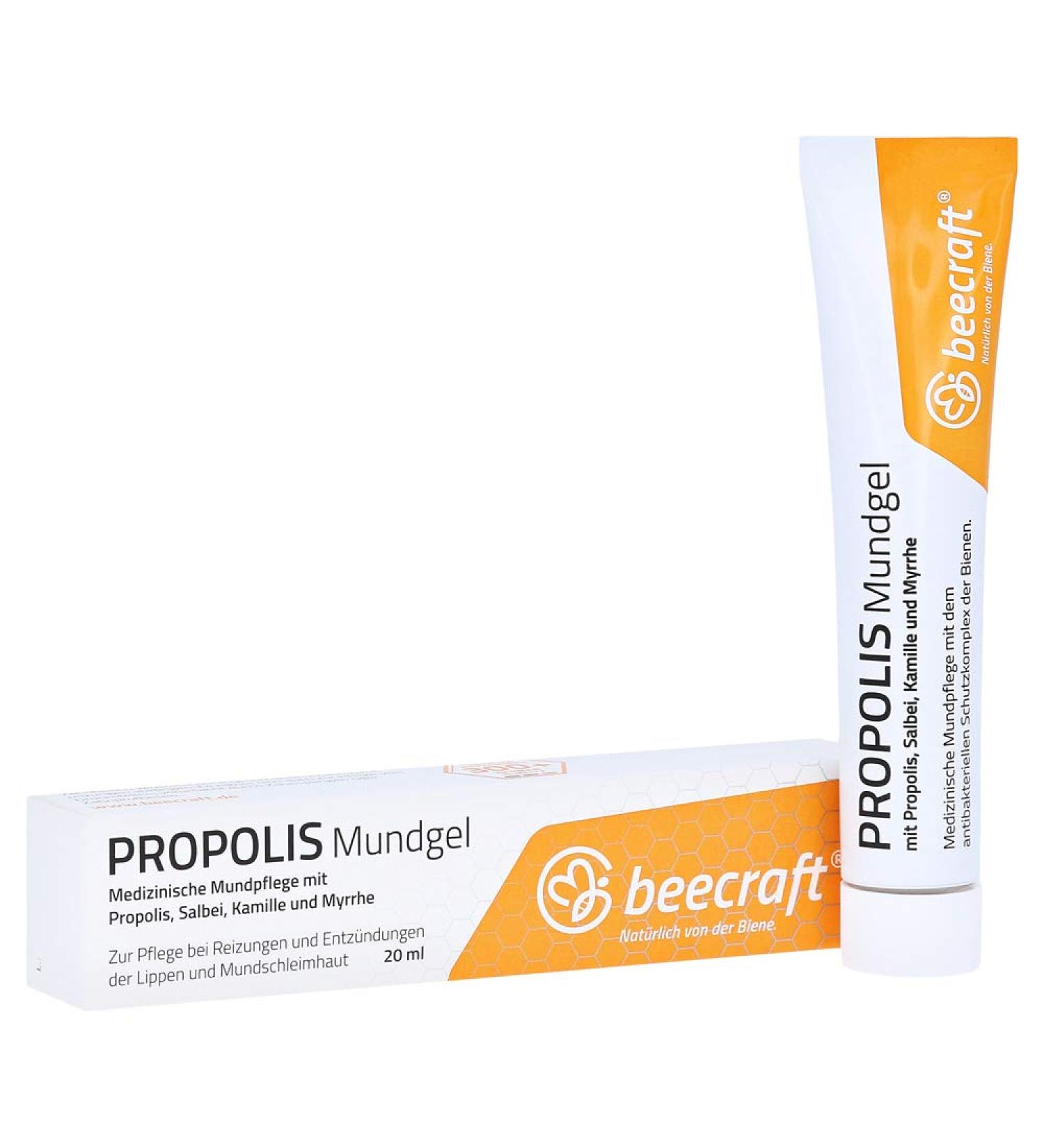 Beecraft Propolis Mouth Gel - Natural Oral Care for Fresh Breath & Health | International Shipping Available - Buy Online on GoSupps.com