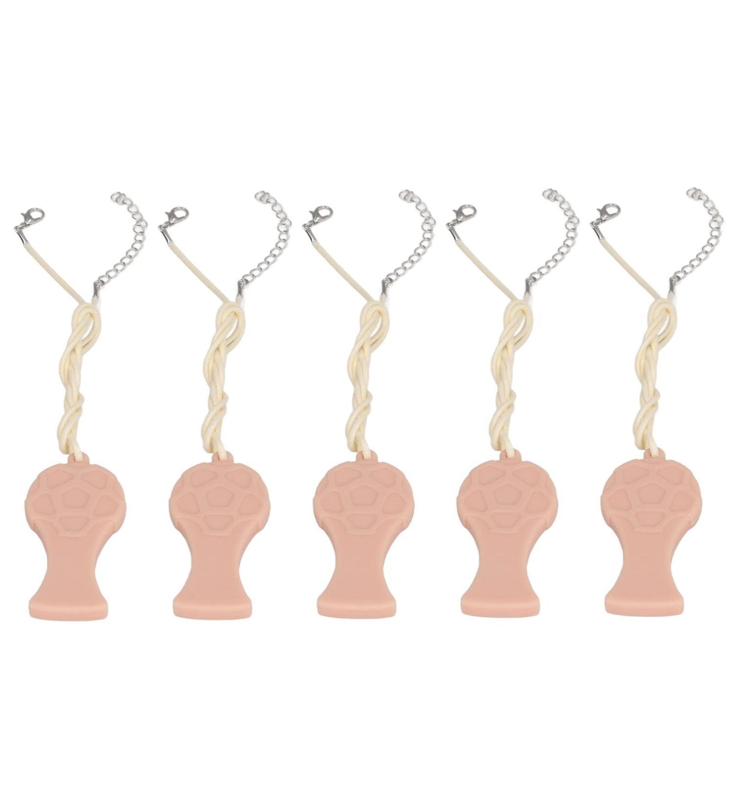 5pcs Sensory Chew Necklace - Silicone Chew Toys for Autism ADHD Anxiety Relief for Boys Girls and Adults - Buy Online on GoSupps.com