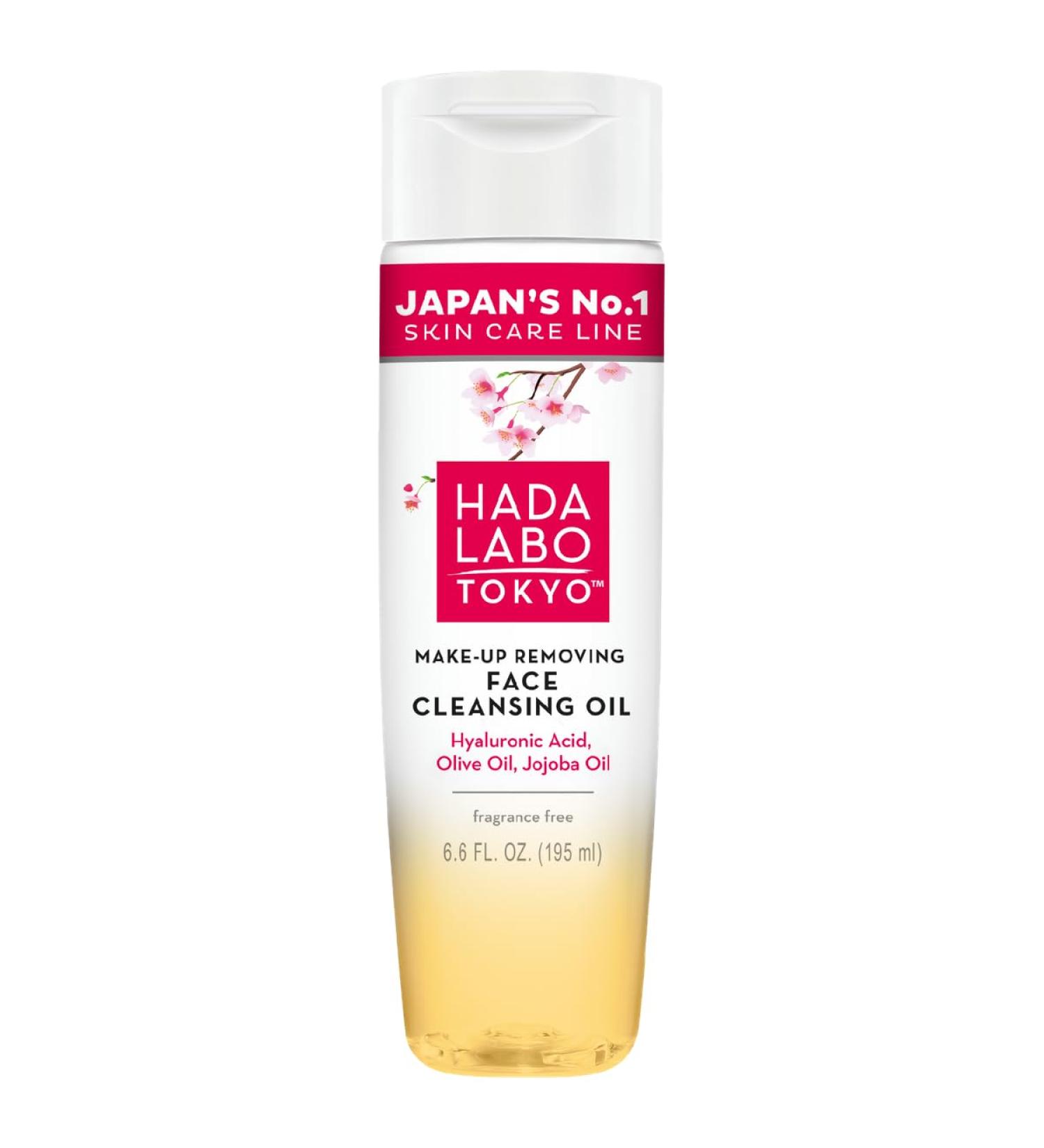 Hada Labo Tokyo Hada Labo Tokyo White Hyaluronic Acid Facial Cleansing Oil for Sensitive Skin 400ml