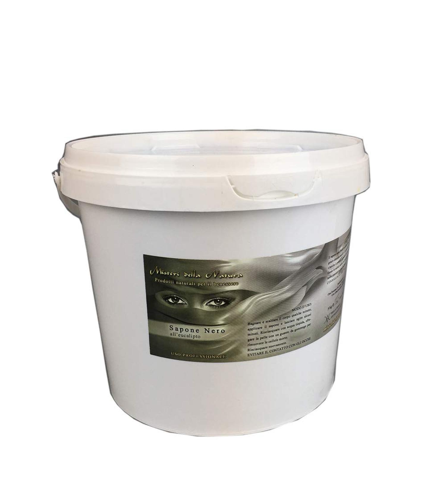  MISTERI DELLA NATURA 5 kg eucalyptus black soap - Buy Online on GoSupps.com