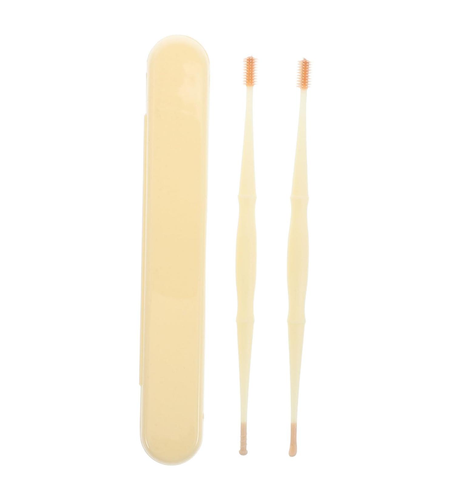 GOOHOCHY 1set Ear Wax Removal Tool Dual- Earpicks for Ear Cleaning Design for Home Use Reusable Convenient - Buy Online on GoSupps.com