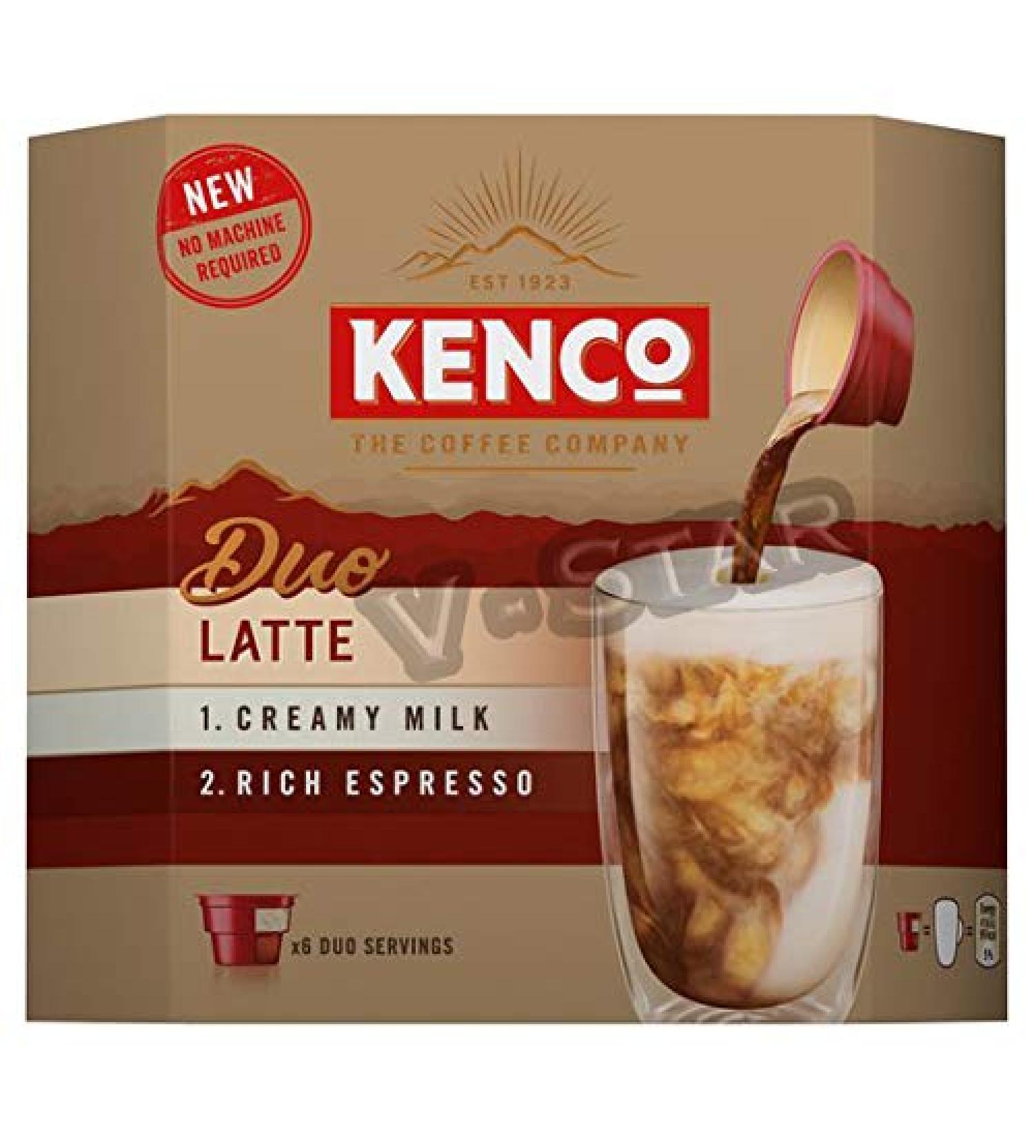 KENCO Instant Coffee Duo 6 servings (KENCO Duo Latte)