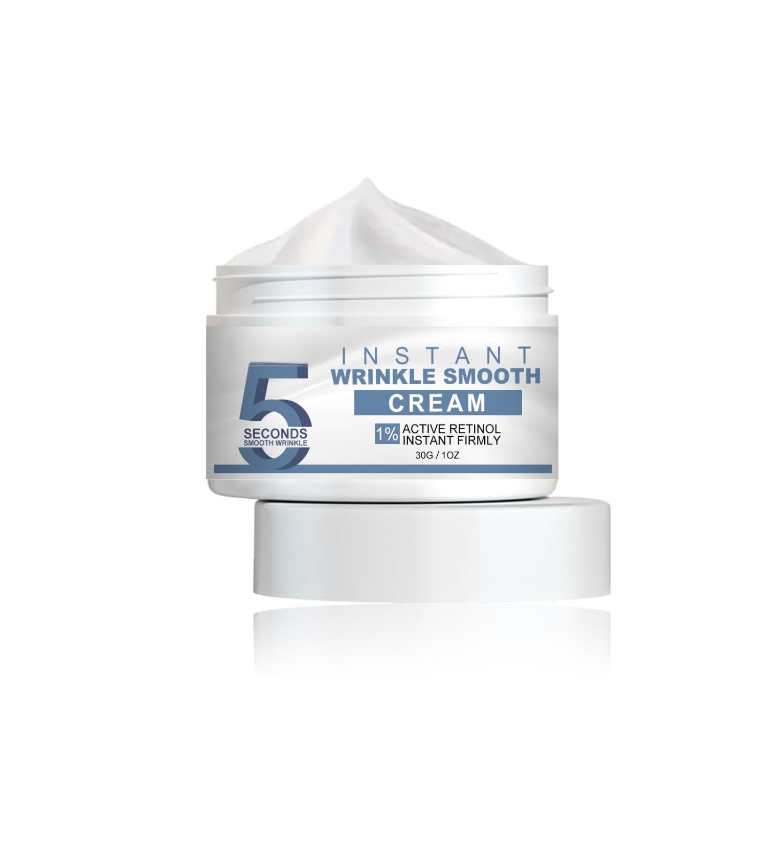 Retinol Formula Facial Cream 1oz - with Glycerin & Mineral Oil Daily Moisturizing Care Helps Improve Skin Look & Feel - Buy Online on GoSupps.com