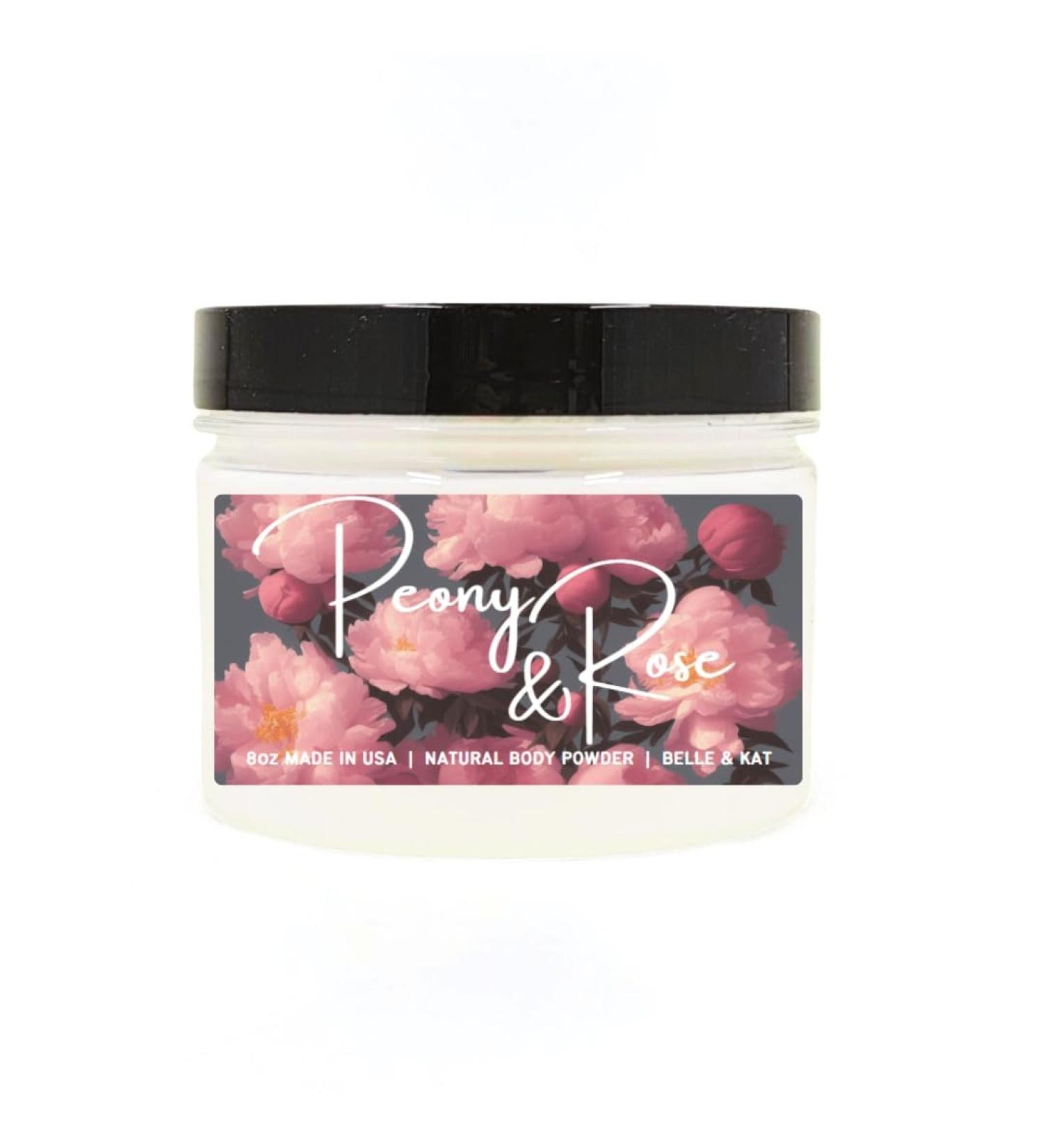 Body Powder for Men & Women Scented Peony & Rose Perfume Dusting Powder Bath Powder with Fragrance & Essential Oils Talc Free 8oz Container Made in USA - Buy Online on GoSupps.com