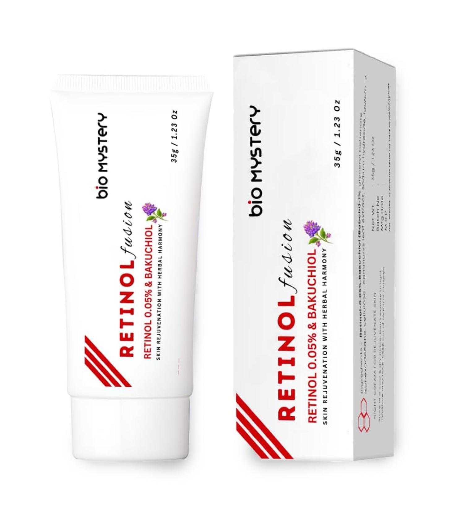 Retinol 0.05 Fusion Cream with Bakuchiol - 35g | Anti-Aging Skincare for Global Shipping - Buy Online on GoSupps.com