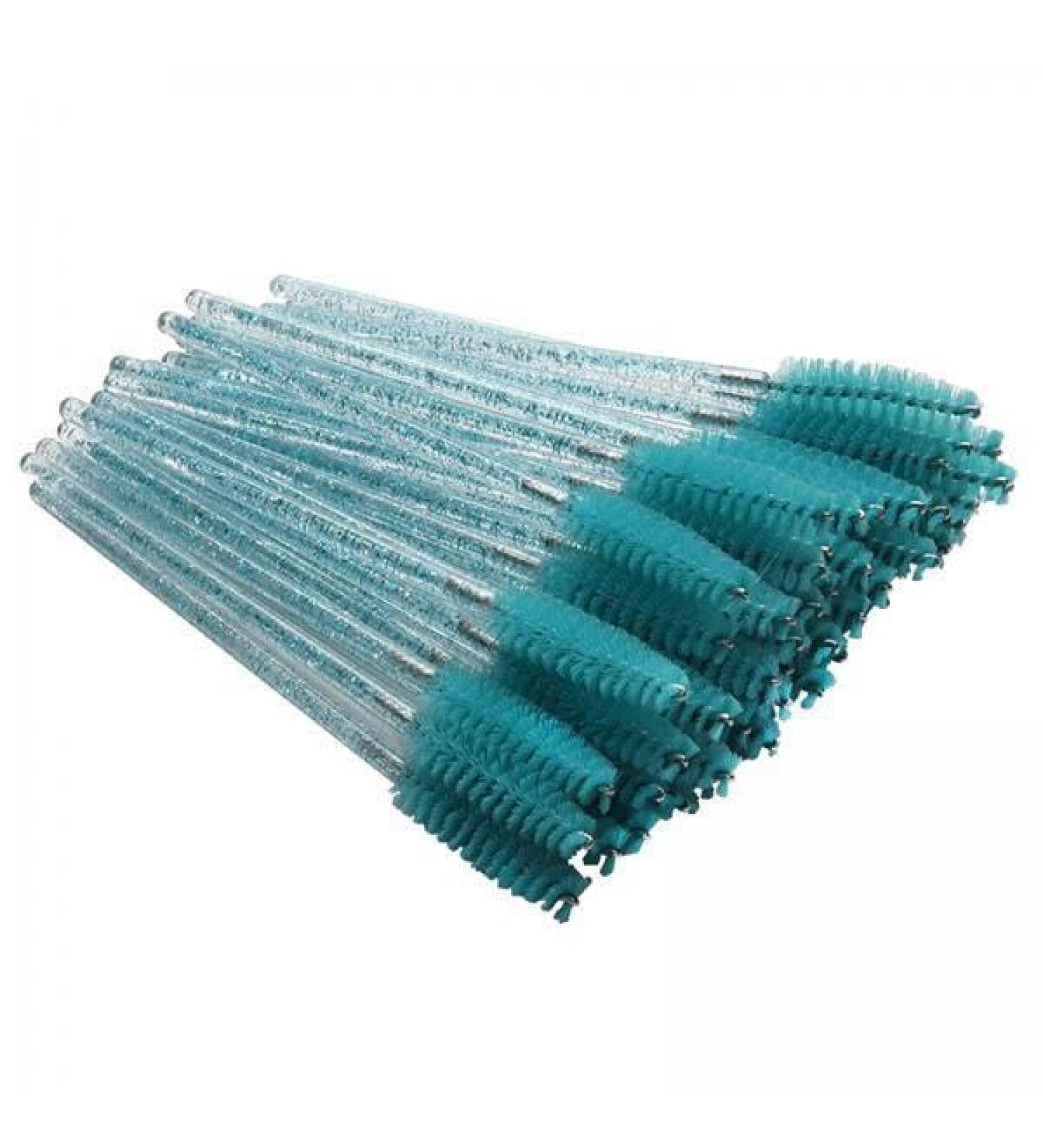 JAYIOLA 5x50 Cosmetic Brush Set for Eyelash Extensions - Professional Disposable Brushes in Pink | International Shipping - Buy Online on GoSupps.com