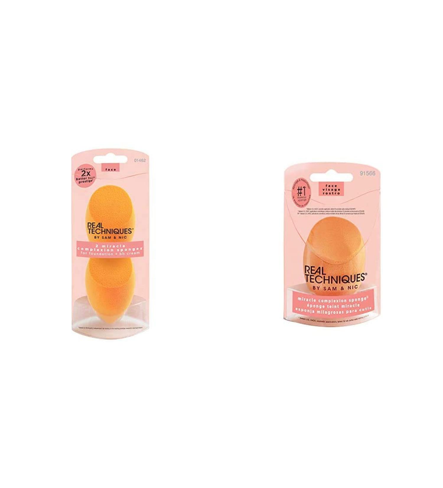 Buy Real Techniques Makeup Sponges - 2 Pack & 1 Pack | Best International Shipping - Buy Online on GoSupps.com