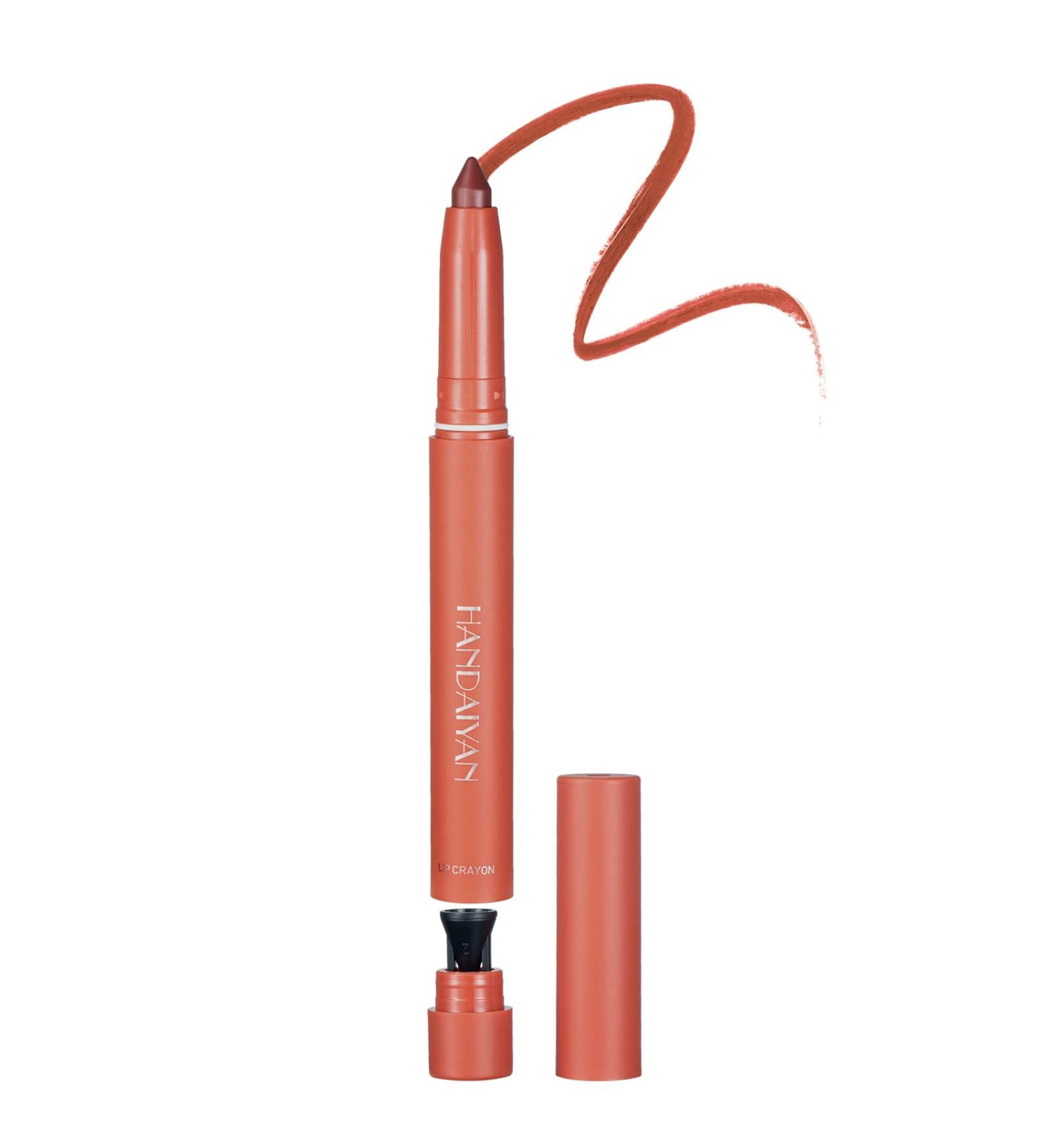  Beliky Girl Matte Lightweight Pencil Lipstick with Built-in Pencil Sharpener Rotary Cut Dual Use Waterproof No Drying No Fade Lipstick Lip Pencil Set (#9) - Buy Online on GoSupps.com