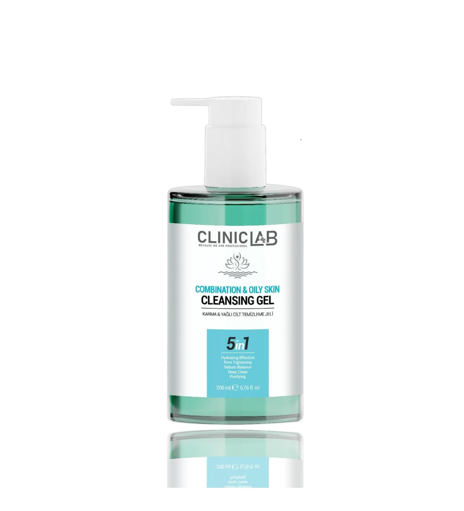 ClinicLab Combination & Oily Skin Cleansing Gel 200 mL - Buy Online on GoSupps.com