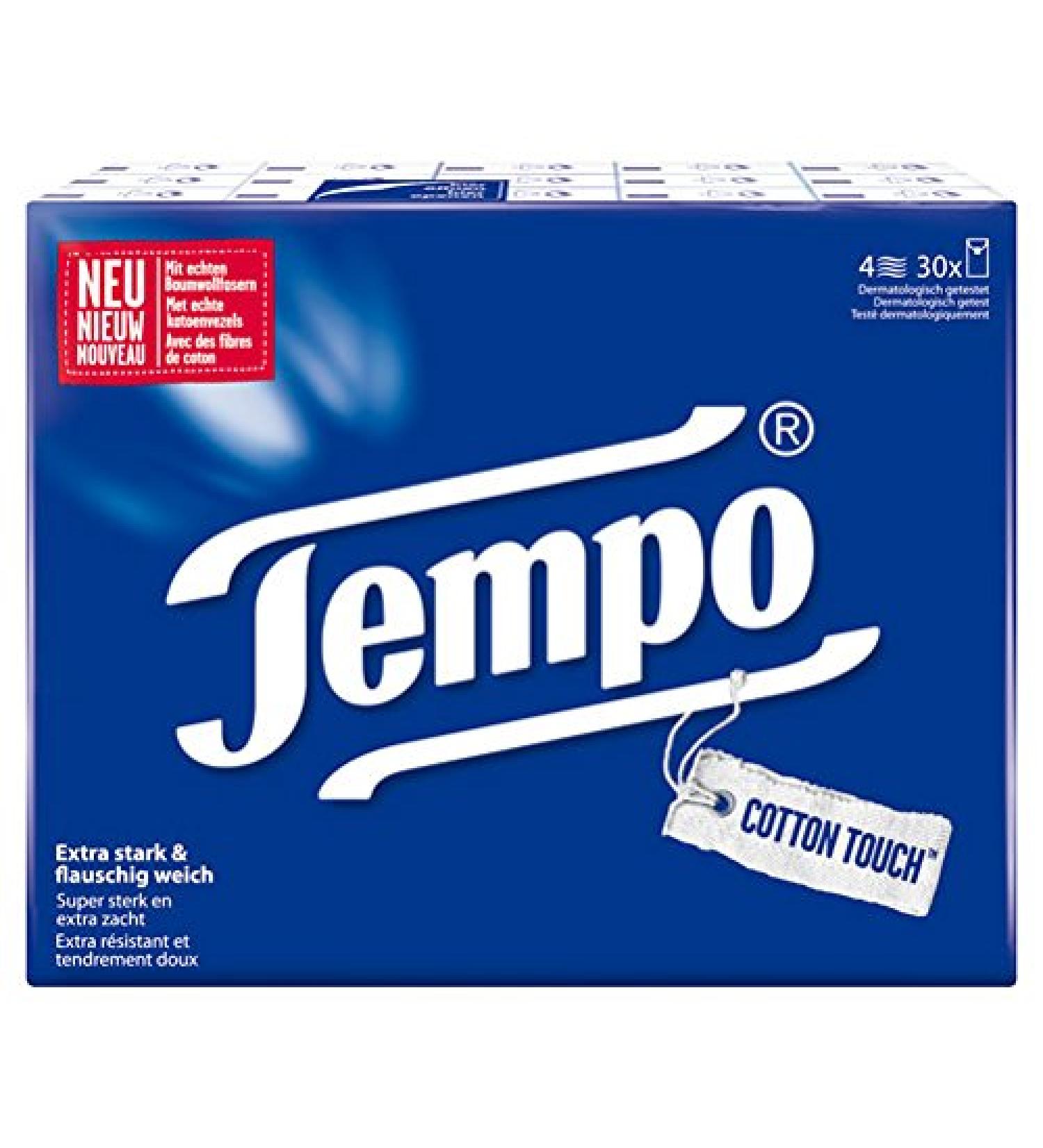 Tempo handkerchiefs Classic 4-ply 30 x 10 pieces - 30 pcs.