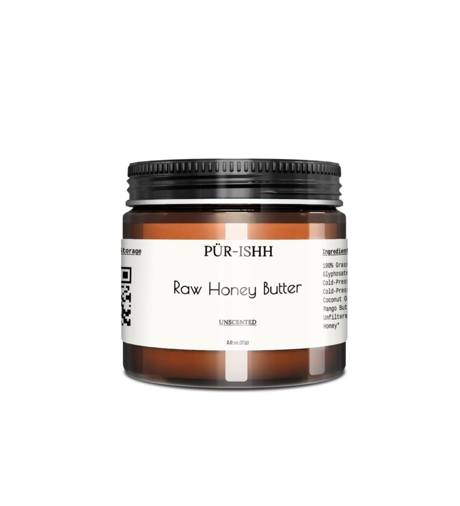 Raw Honey Butter - 2ml Body Butter for Men & Women | 100% Natural Honey Coconut & Olive Oil | Ideal Moisturizer for Dry Skin - Buy Online on GoSupps.com