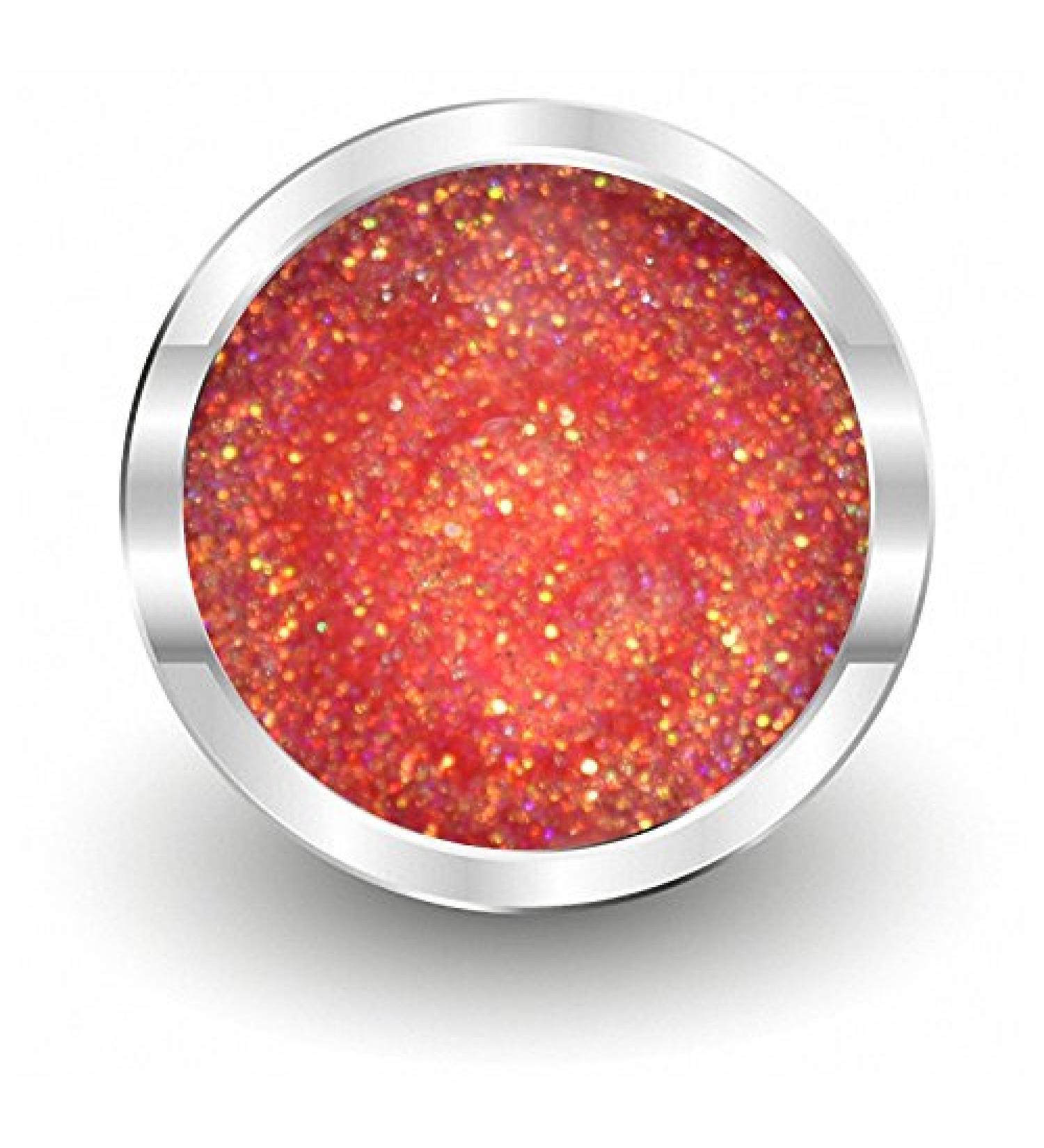 NAILFUN PRIME Color Gel 75 Glitter Mulberry - UV and LED Gel - 1x 5ml