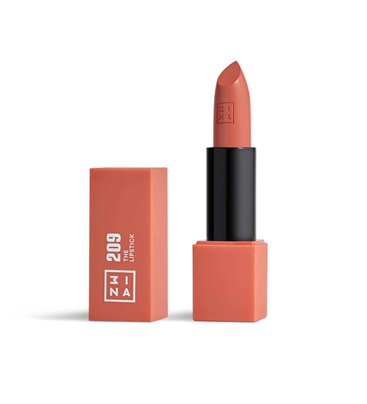 3INA Makeup Lipstick 209 - Long Lasting Matte Lip Color with Vitamin E & Shea Butter - Vegan & Cruelty Free - Buy Online on GoSupps.com