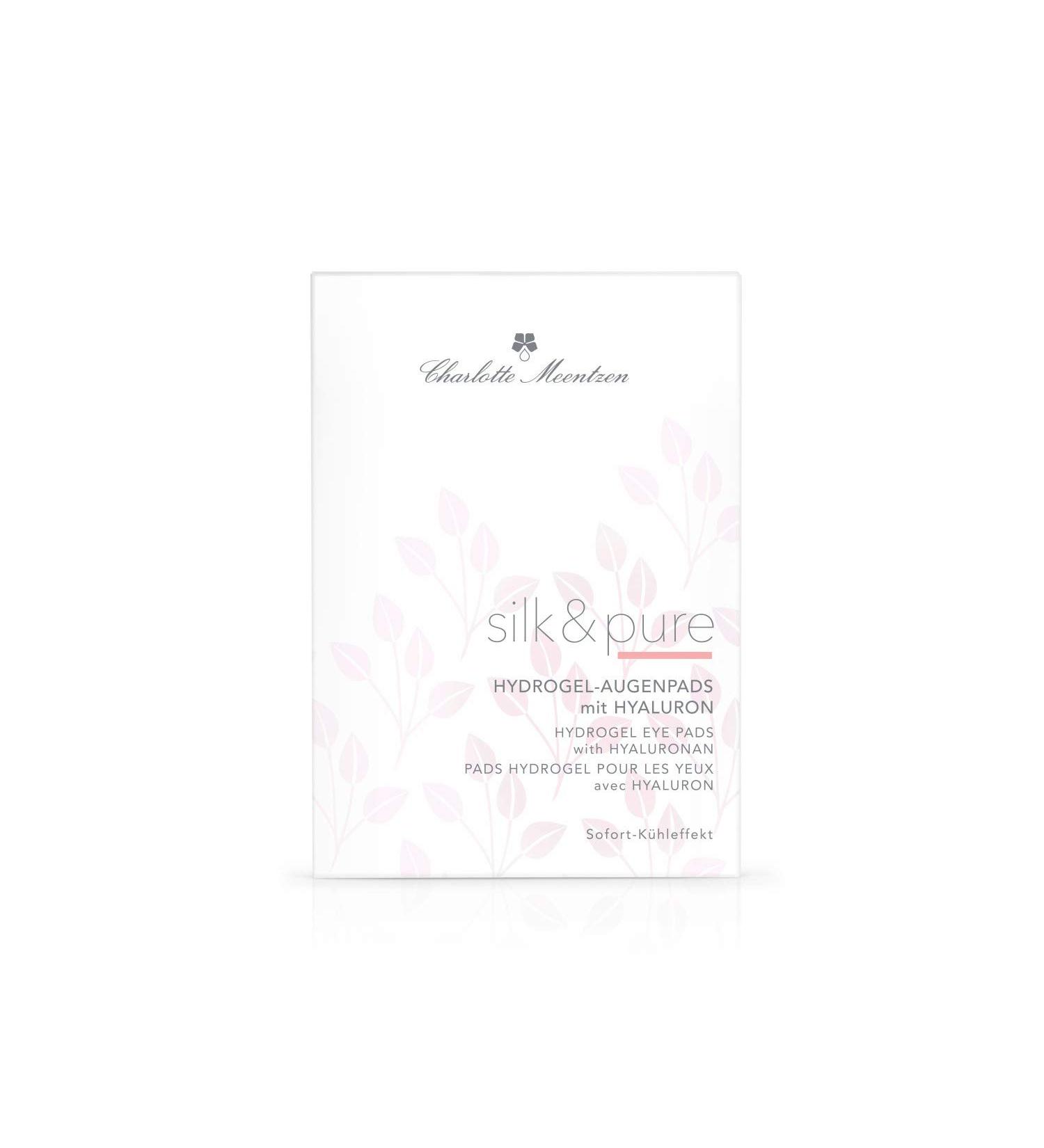 Charlotte Meentzen Silk & Pure Hydrogel Eye Pads with Hyaluronic Acid - 5 Pieces | Hydrating Eye Treatment for All Skin Types - International Shipping Available - Buy Online on GoSupps.com