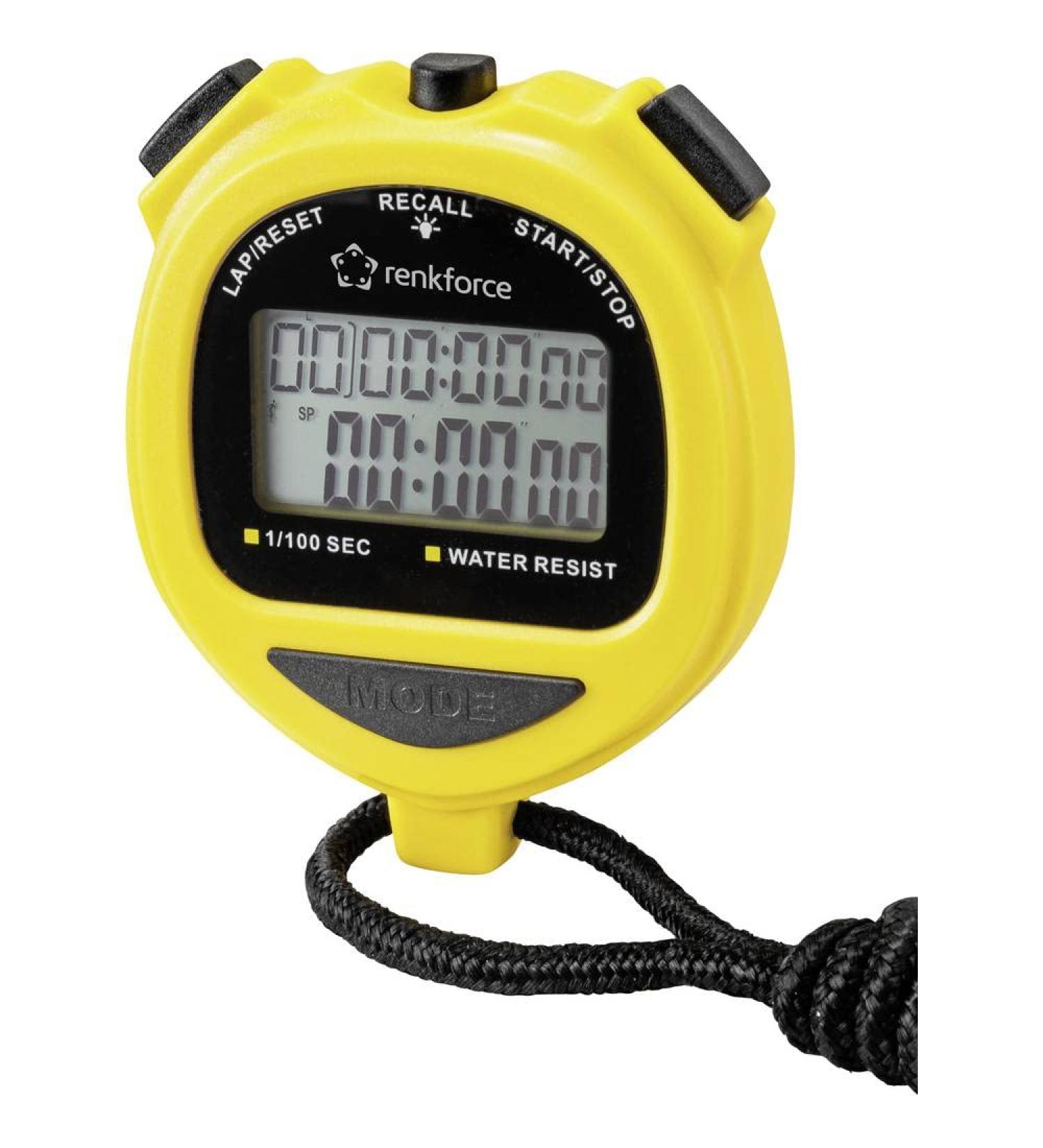 Renkforce RF-SW-120 Digital Stopwatch - Black | Buy Internationally - Fast Shipping - Buy Online on GoSupps.com