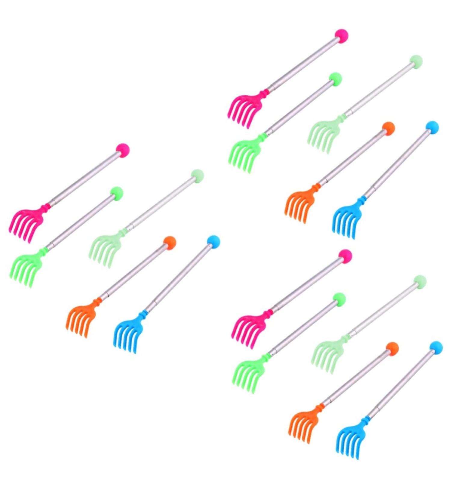 FRCOLOR 15 STK Telescopic Stainless Steel Neck & Shoulder Massager - Manual Scalp & Back Scratch Device - 3 Random Colors | International Shipping - Buy Online on GoSupps.com
