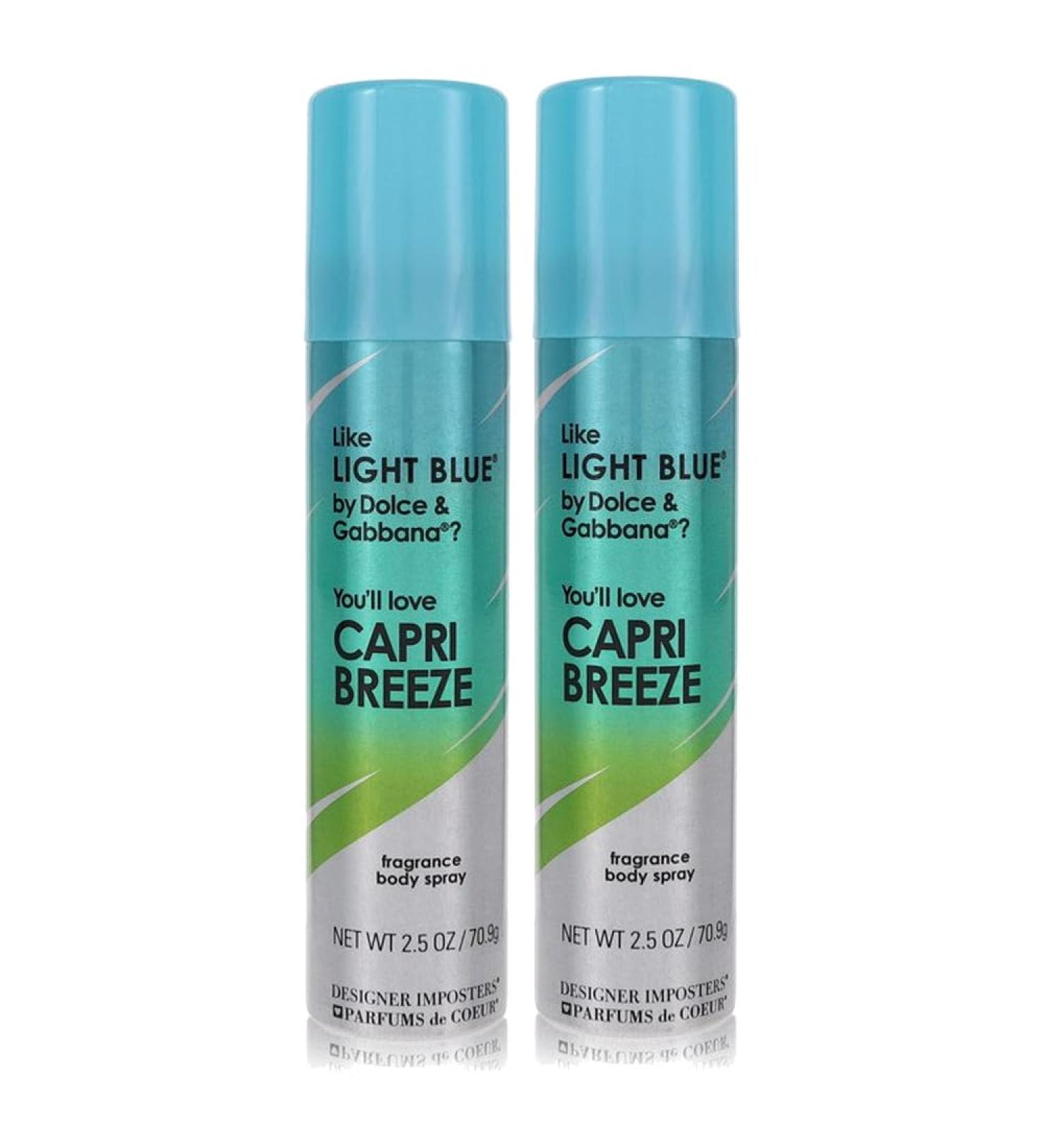 Parfums De Coeur Capri Breeze Fragrance Deodorant Body Spray for Women 2.5 Ounce (2)