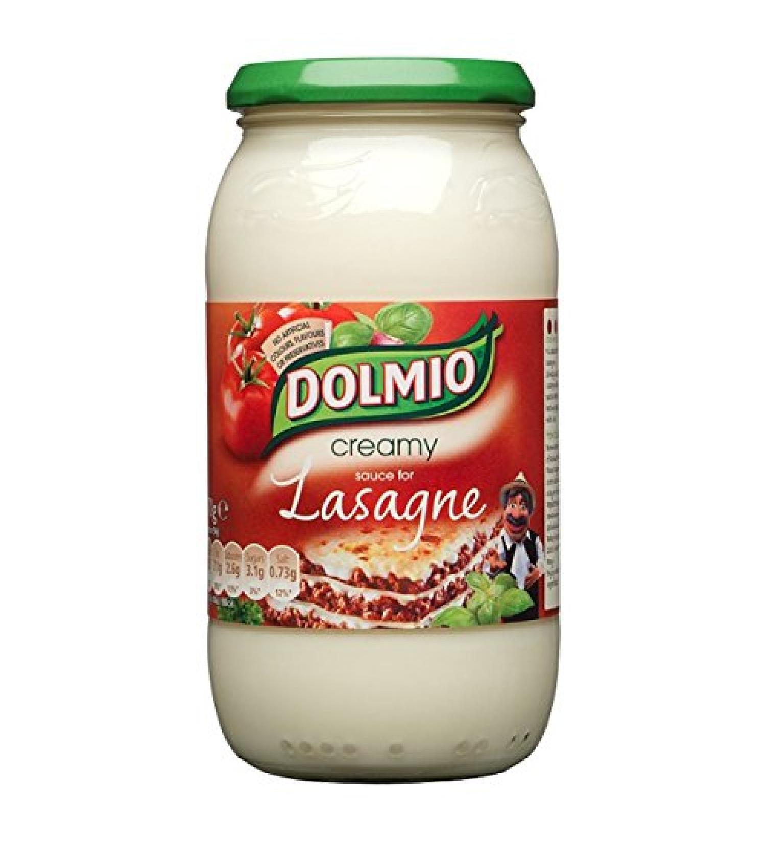 Dolmio DOLMIO Creamy Lasagne Sauce 470g (pack of 6 x 500g)