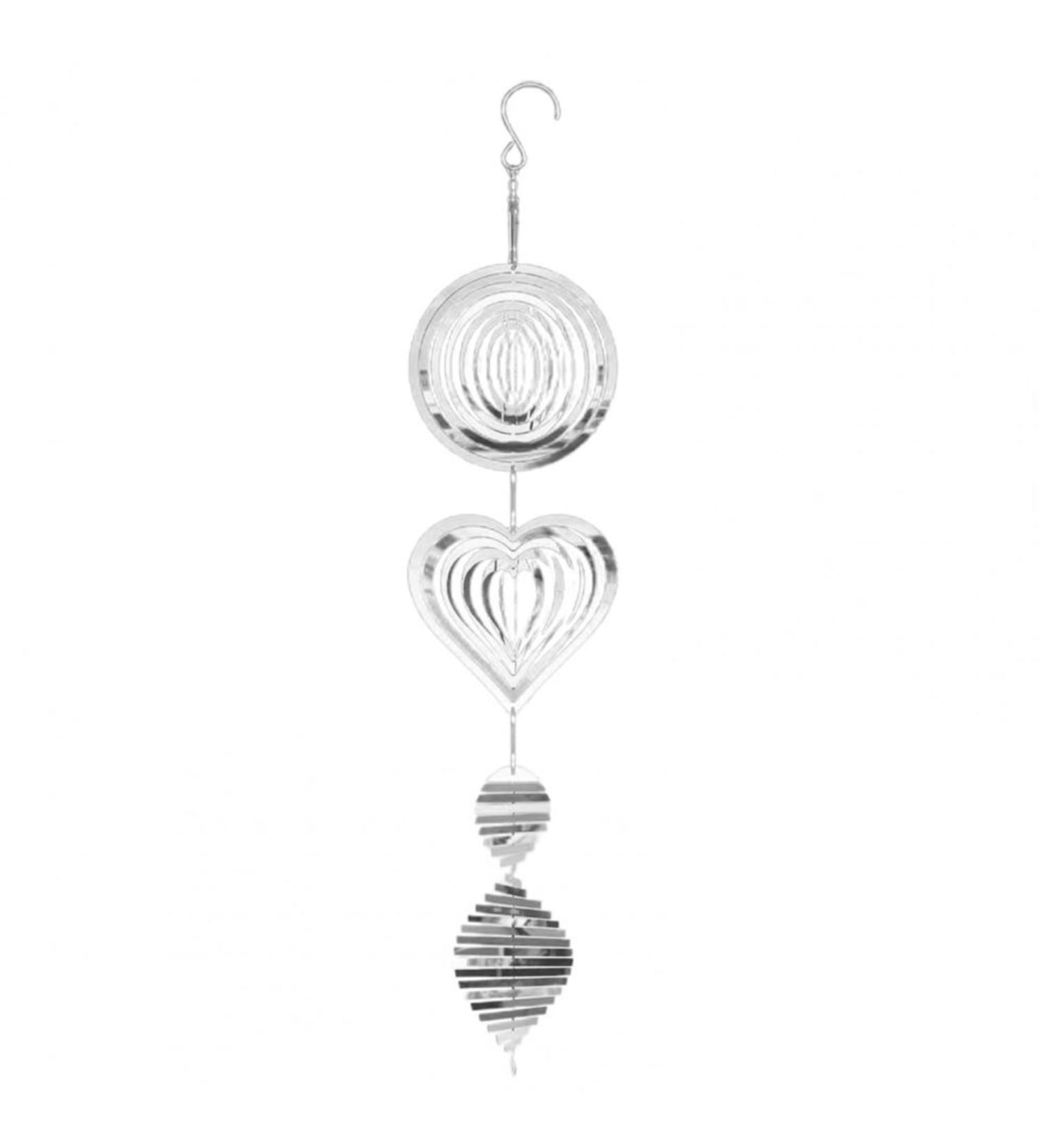 Chimes Bird Deterrents for Outside Reflective 3D Metal Hanging Wind Spinners with 360 Rotating Hook Mirror Surface Bird Scare Devices 3 Panel Wind Spinner - Buy Online on GoSupps.com