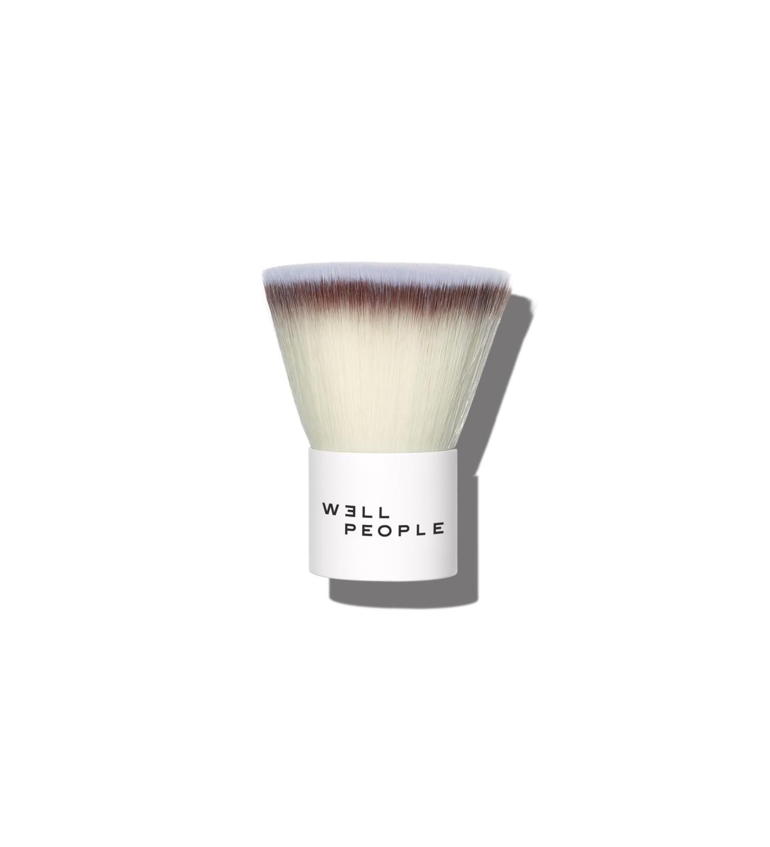 Well People Kabuki Complexion Brush | Compact Makeup Brush for Seamless Coverage - Perfect for Foundation Bronzer & Powder - Cruelty-Free - Buy Online on GoSupps.com
