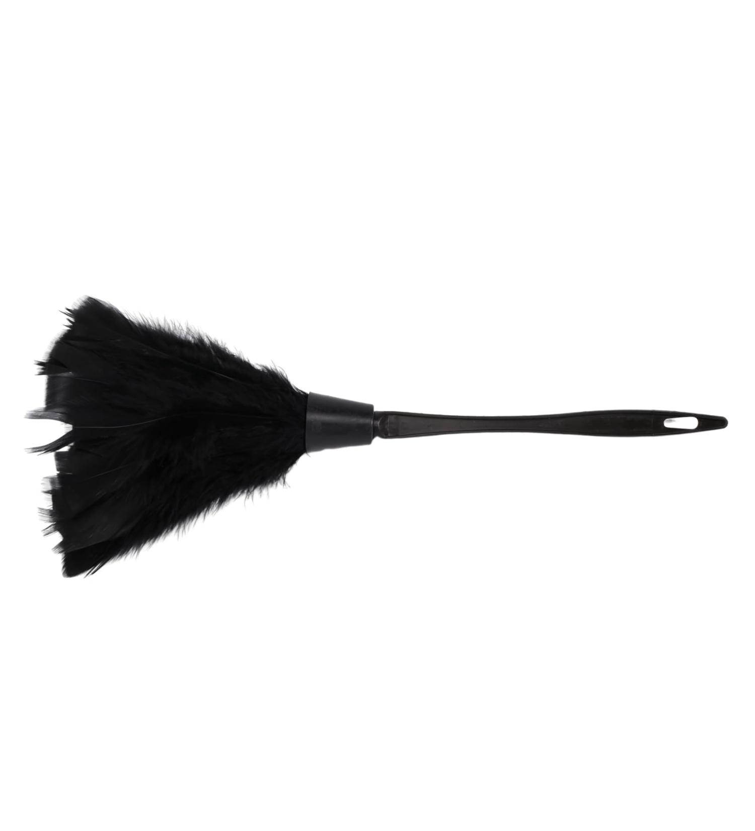 tesrgre 1pc Fashion Turkey Duster with Black Plastic Handle Cleaning Tool(black) 35cm - Buy Online on GoSupps.com