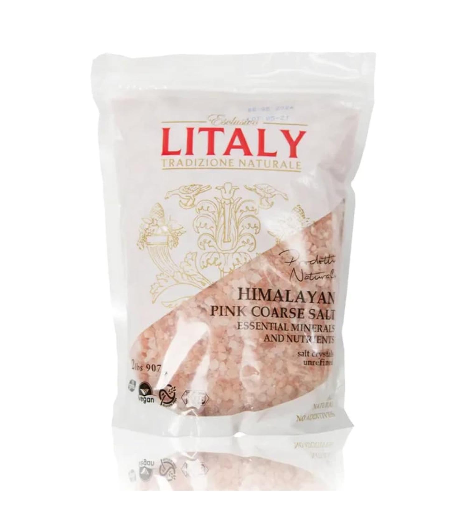 Litaly Pink Himalayan Coarse Salt 1 x 907g 1 x 907g