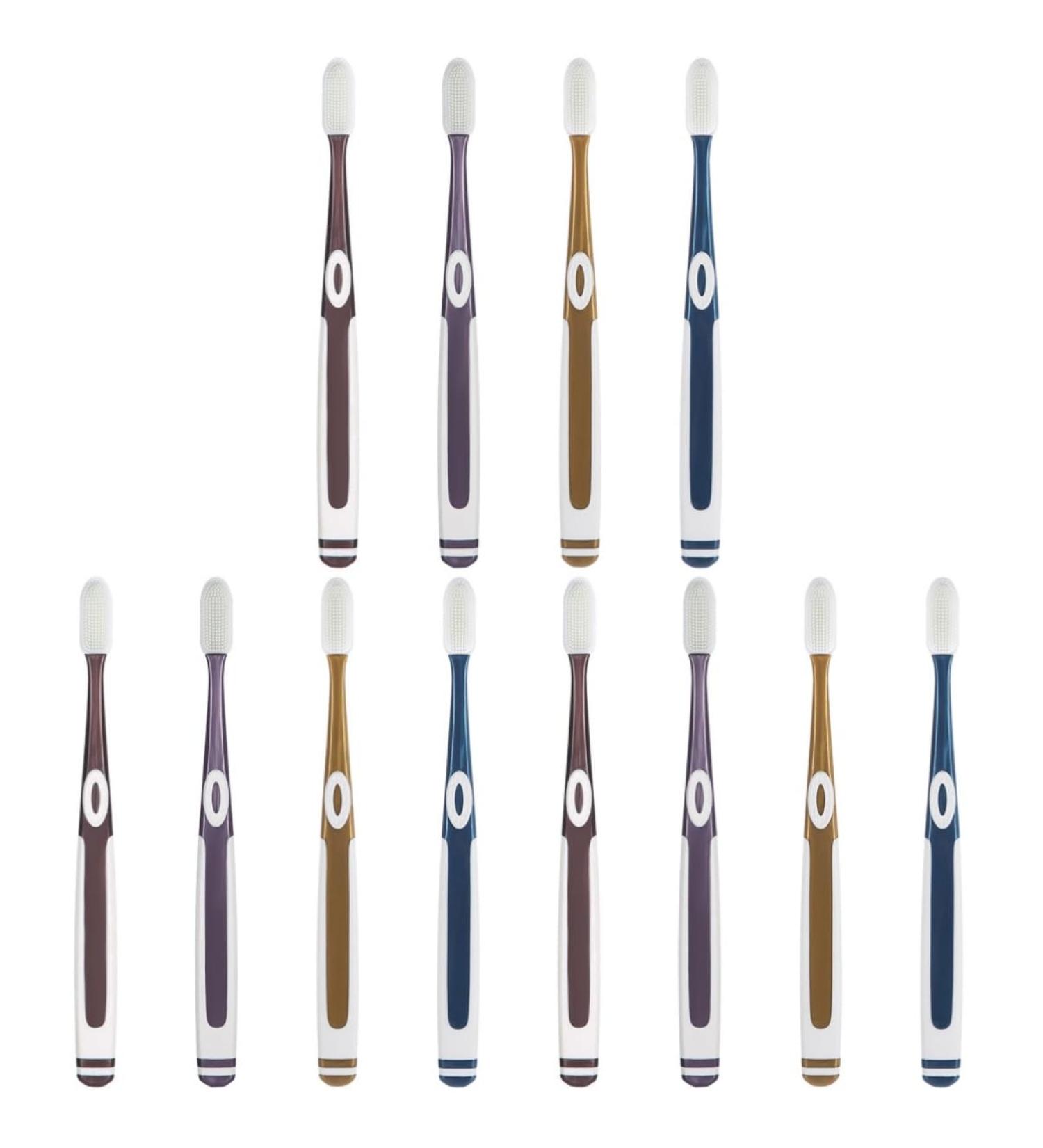 Healvian 3 Sets Nano Toothbrush - Soft Silicone Bristles for Adults & Kids | Travel-Friendly 4-Hour Handwart Toothbrushes | Ultra-Elastic TPU Design - Buy Online on GoSupps.com