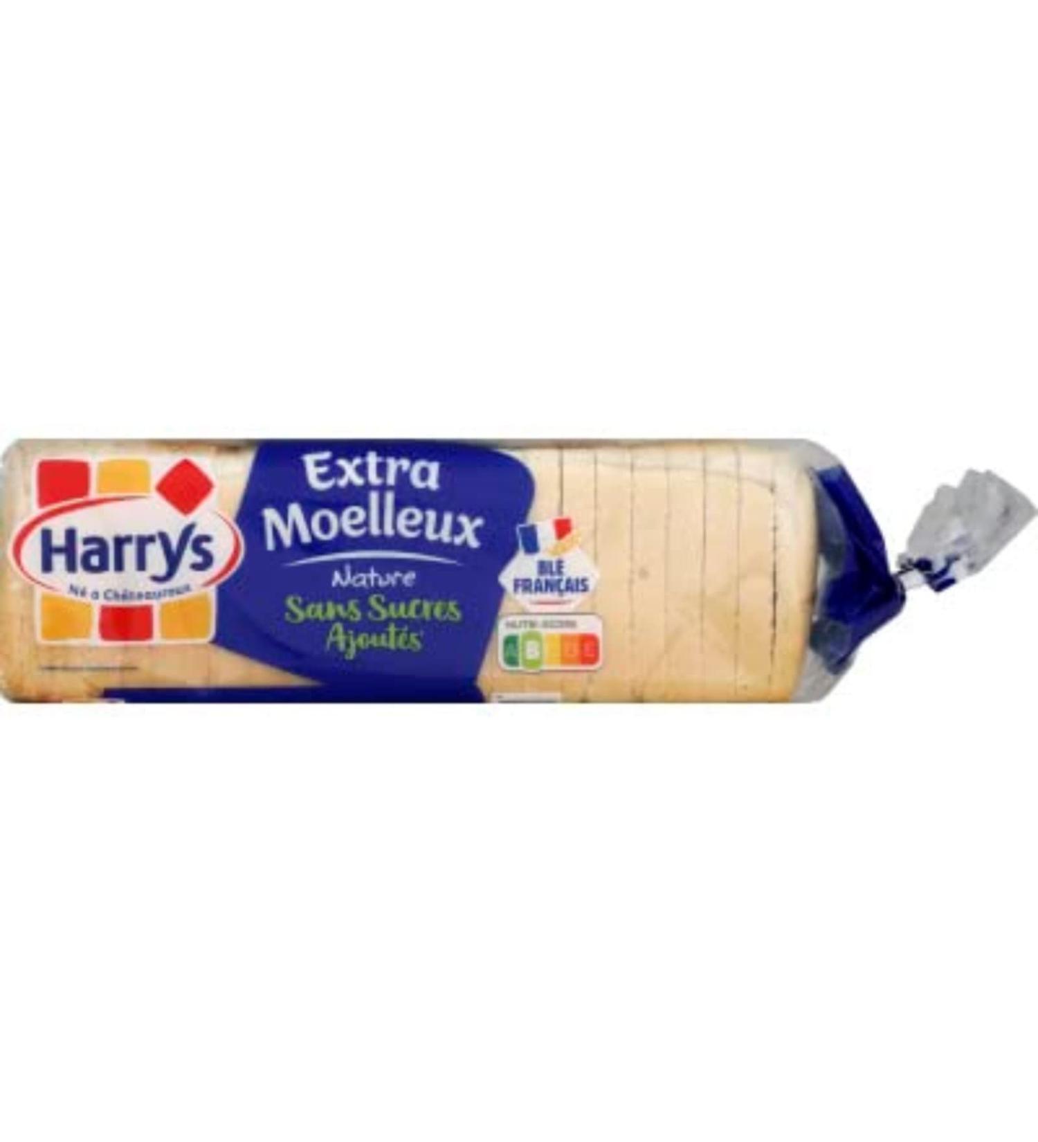 Harry's Pain de Mie Nature Extra Soft No Added Sugars Pack of 500g