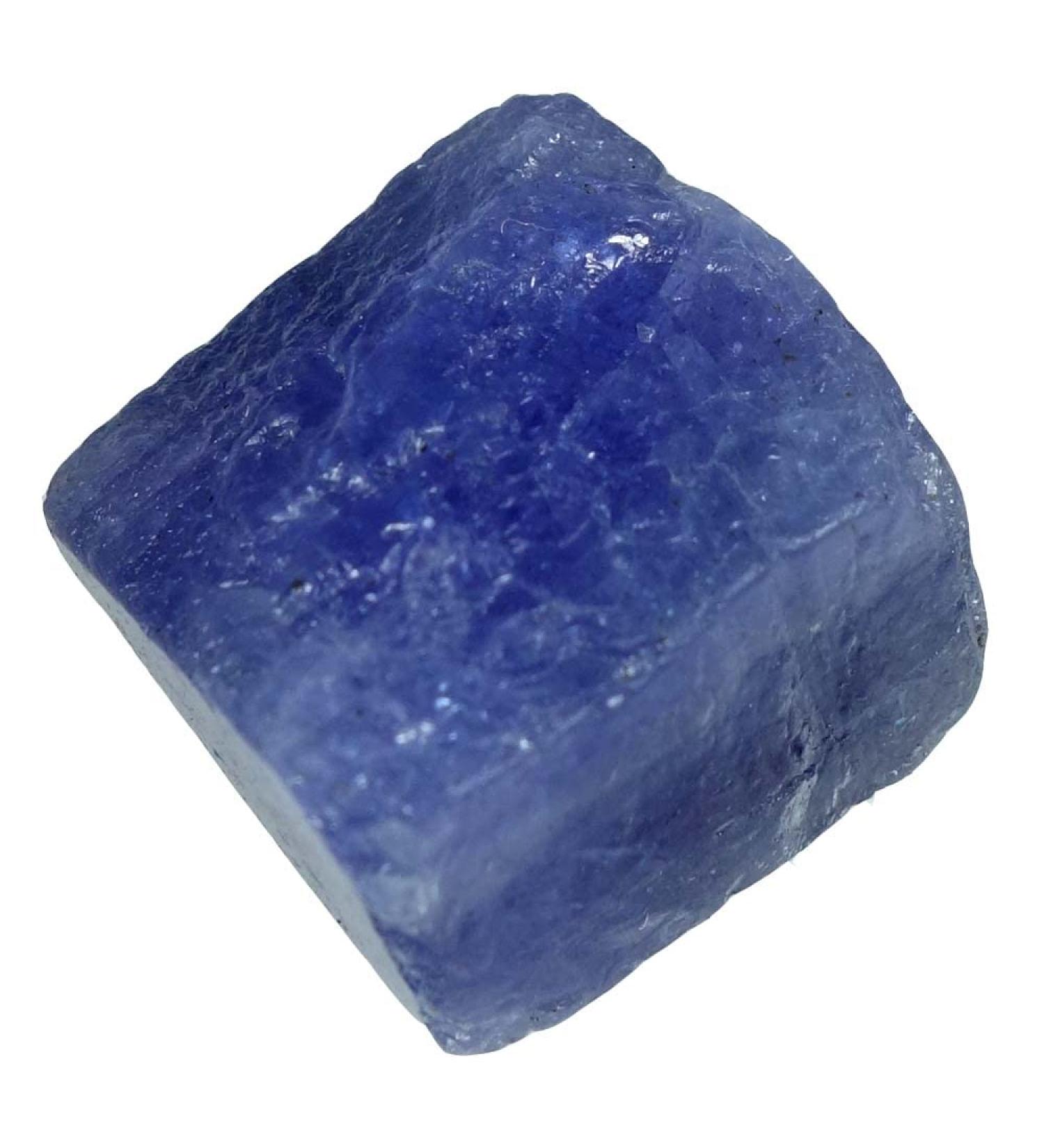 The Sterling 27.40 Cts Natural Raw Tanzanite Stone Rough Crystals for Jewelry Making Wire Wrapping Chakra Healing Birthstone Loose Gemstone Supply Purple Gem DIY Jewelry Crystals Gift Stone Worry Stone Therapy Stone Yoga Stone mediation stone Healing Ston - Buy Online on GoSupps.com