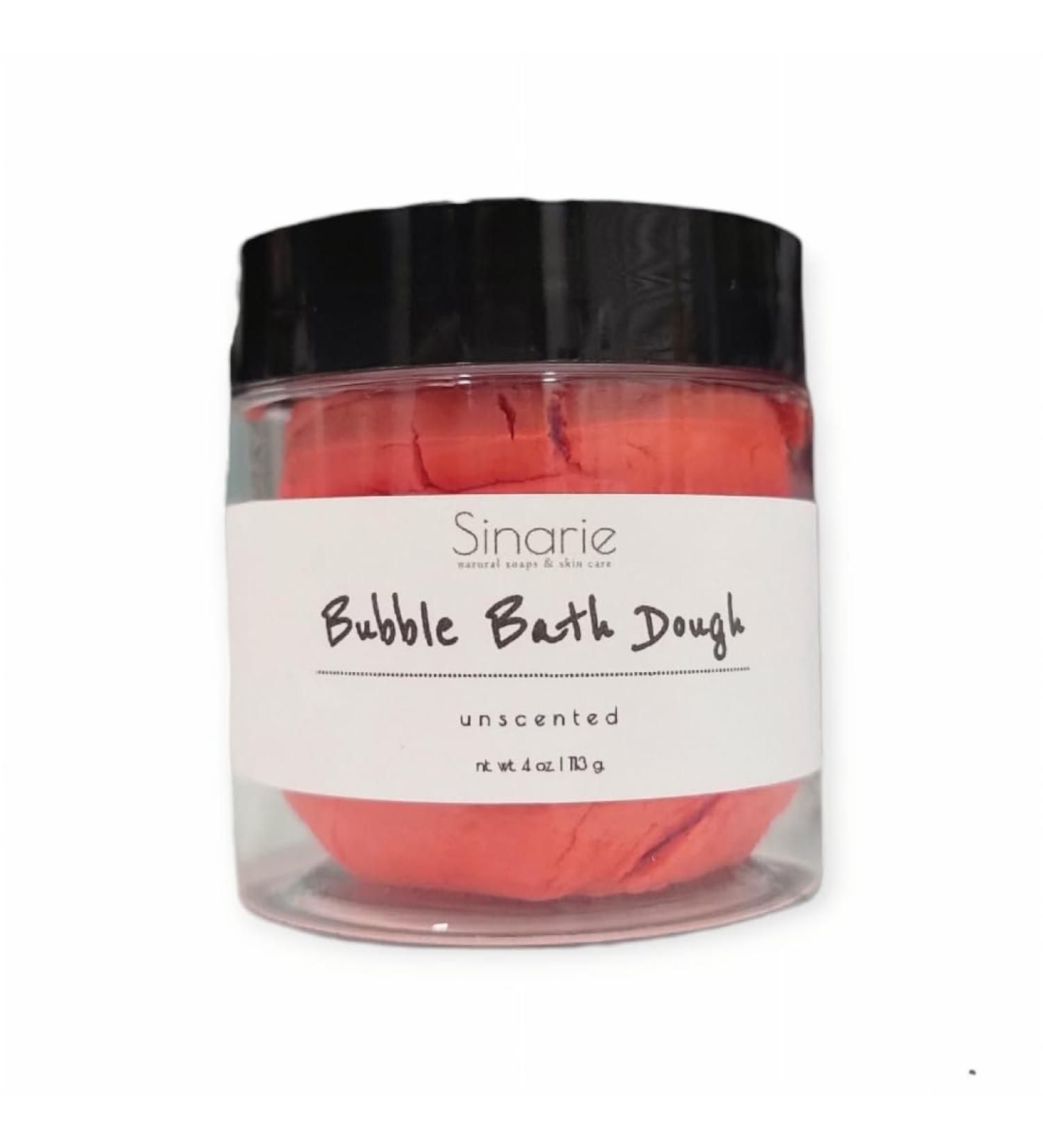 Bubble Bath | Bubble Bath Dough | Bath Melts | Bath Dough | Bubble Bath Colors | Sensitive Skin | Fun for Kids | Bubble Bath Fun | Soap dough (Tea Tree Red 4 oz.)